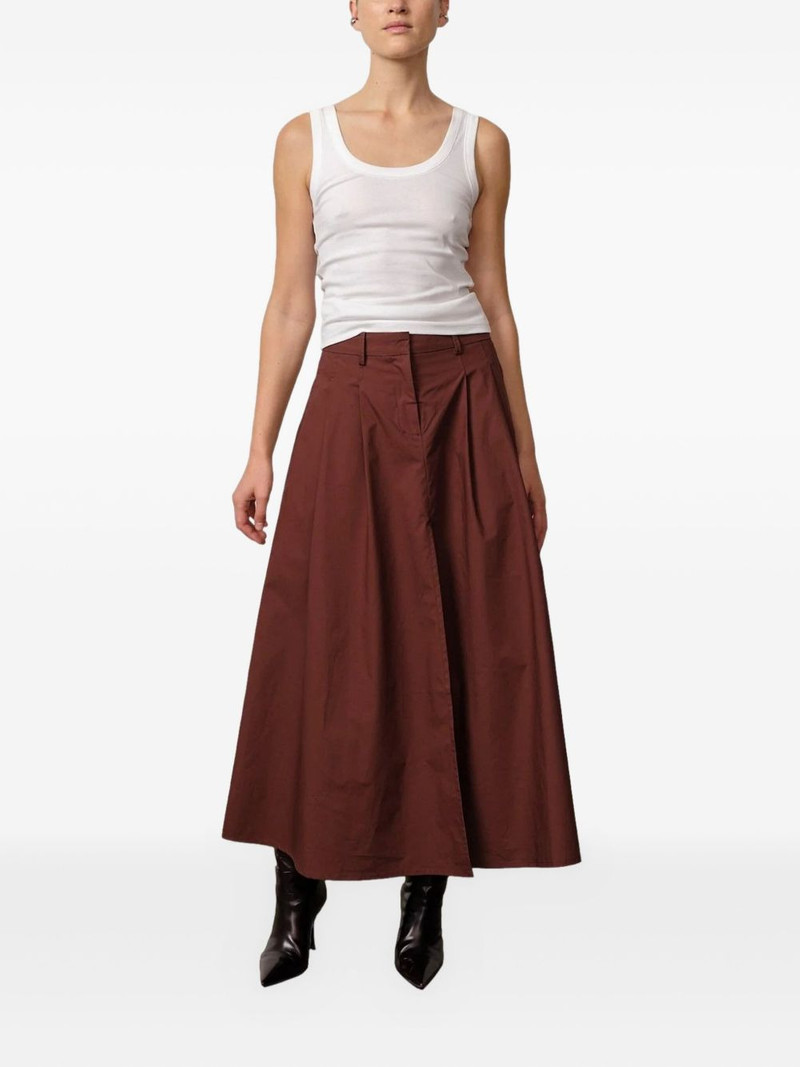 HERSKIND pleated-front skirt outlook