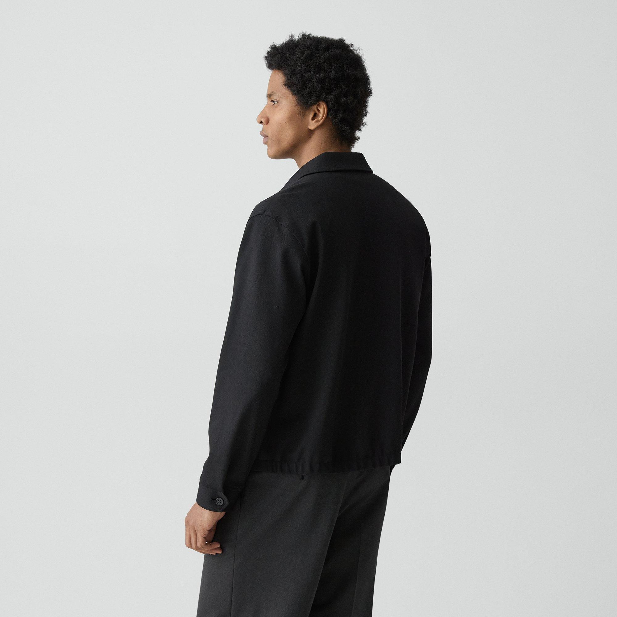 Blouson Zip Jacket in Precision Piqué - 4