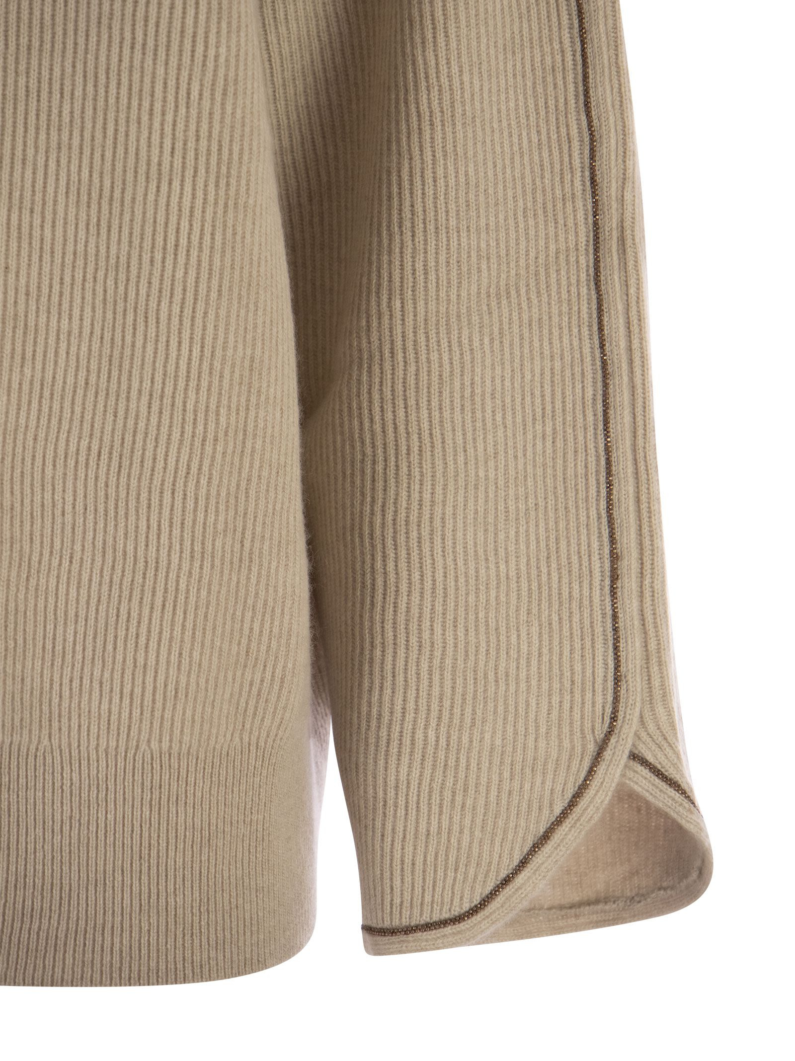 Brunello Cucinelli Women Cashmere Sweater With Monile - 4