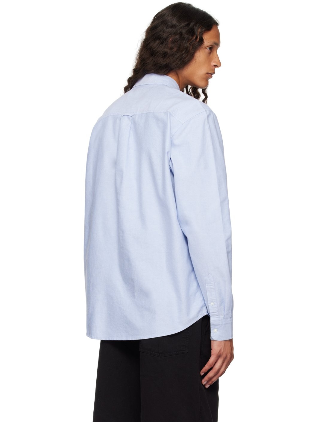 Blue Embroidered C-Logo Shirt - 3
