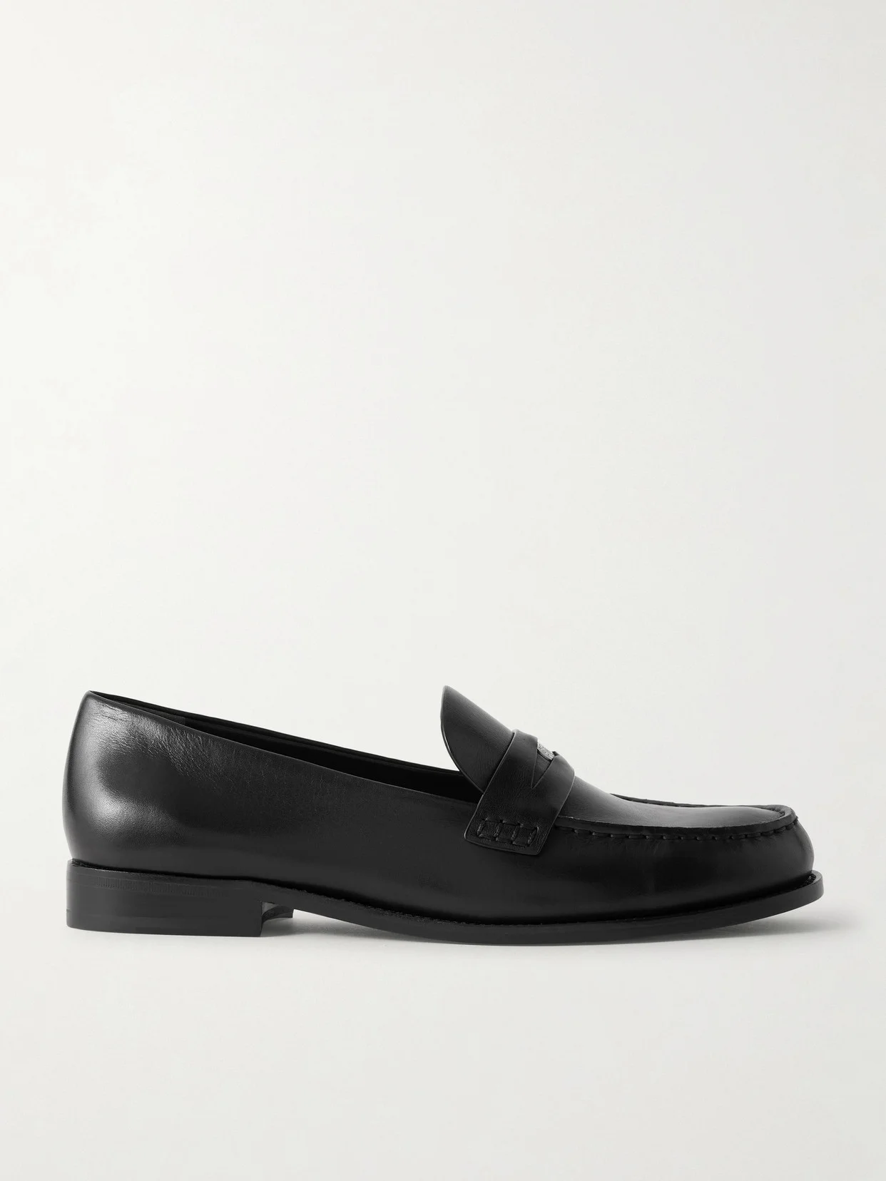 Leather Penny Loafers - 1