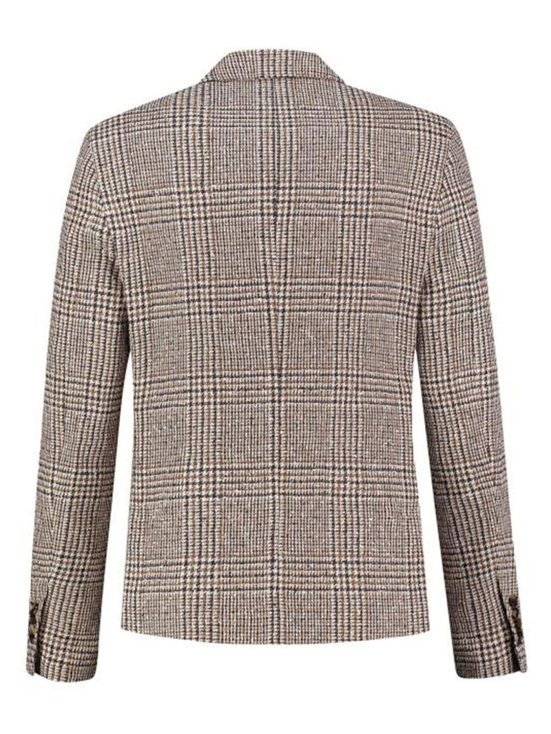 brooch-detail single-breasted blazer 3