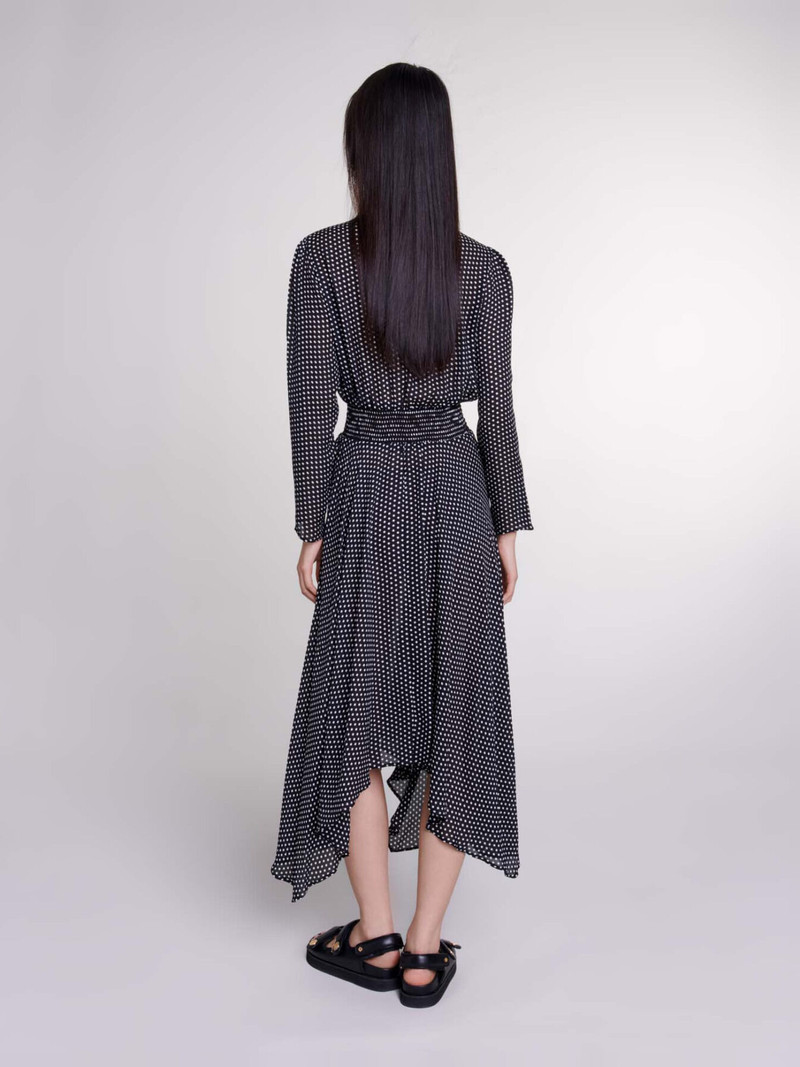 Vestido midi de lunares 4