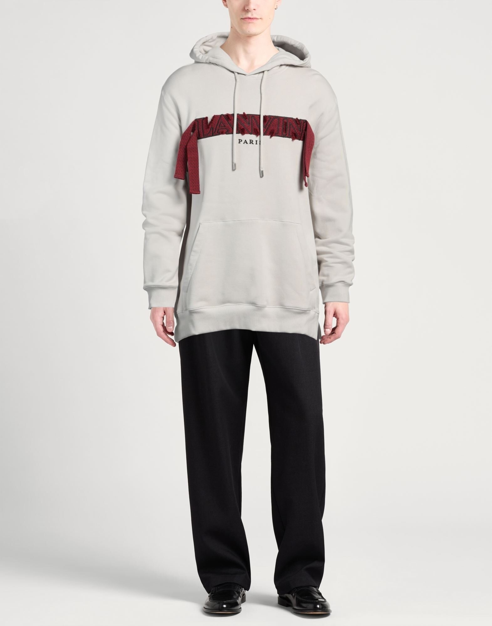Black Men's Hooded Sweatshirt - 2
