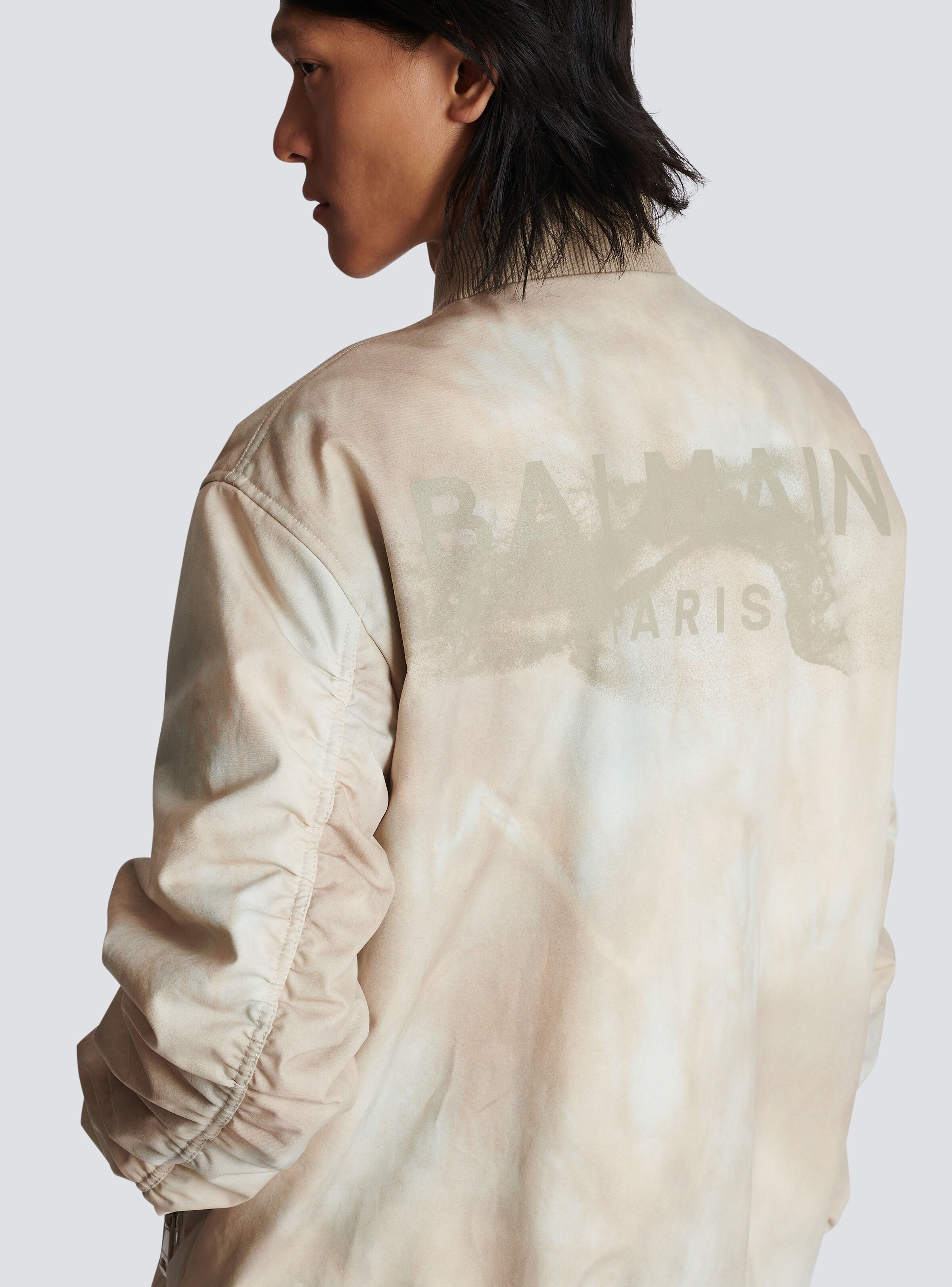 Desert print cotton bomber jacket - 6
