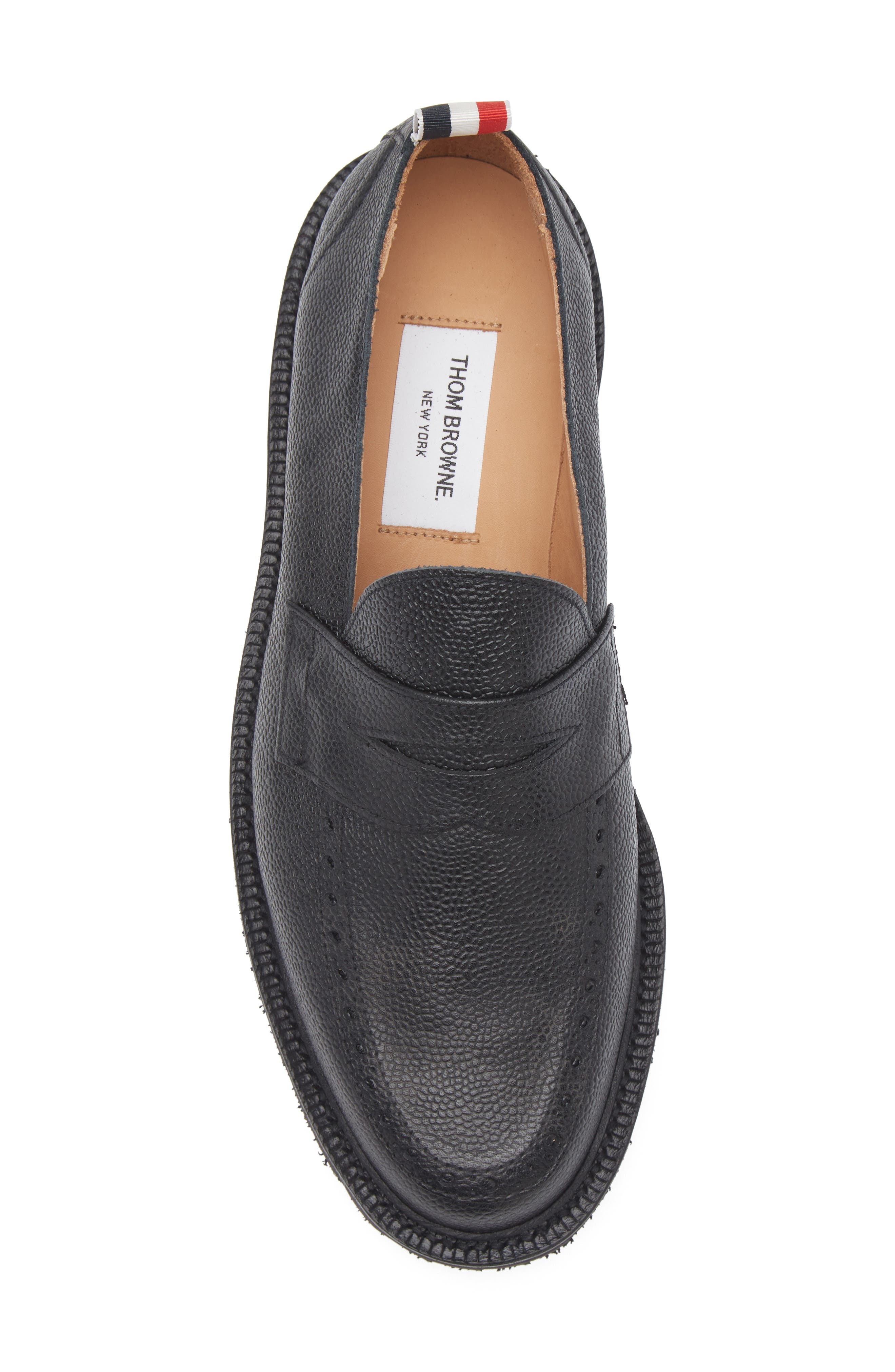 Thom Browne Penny Loafer in Black at Nordstrom - 5