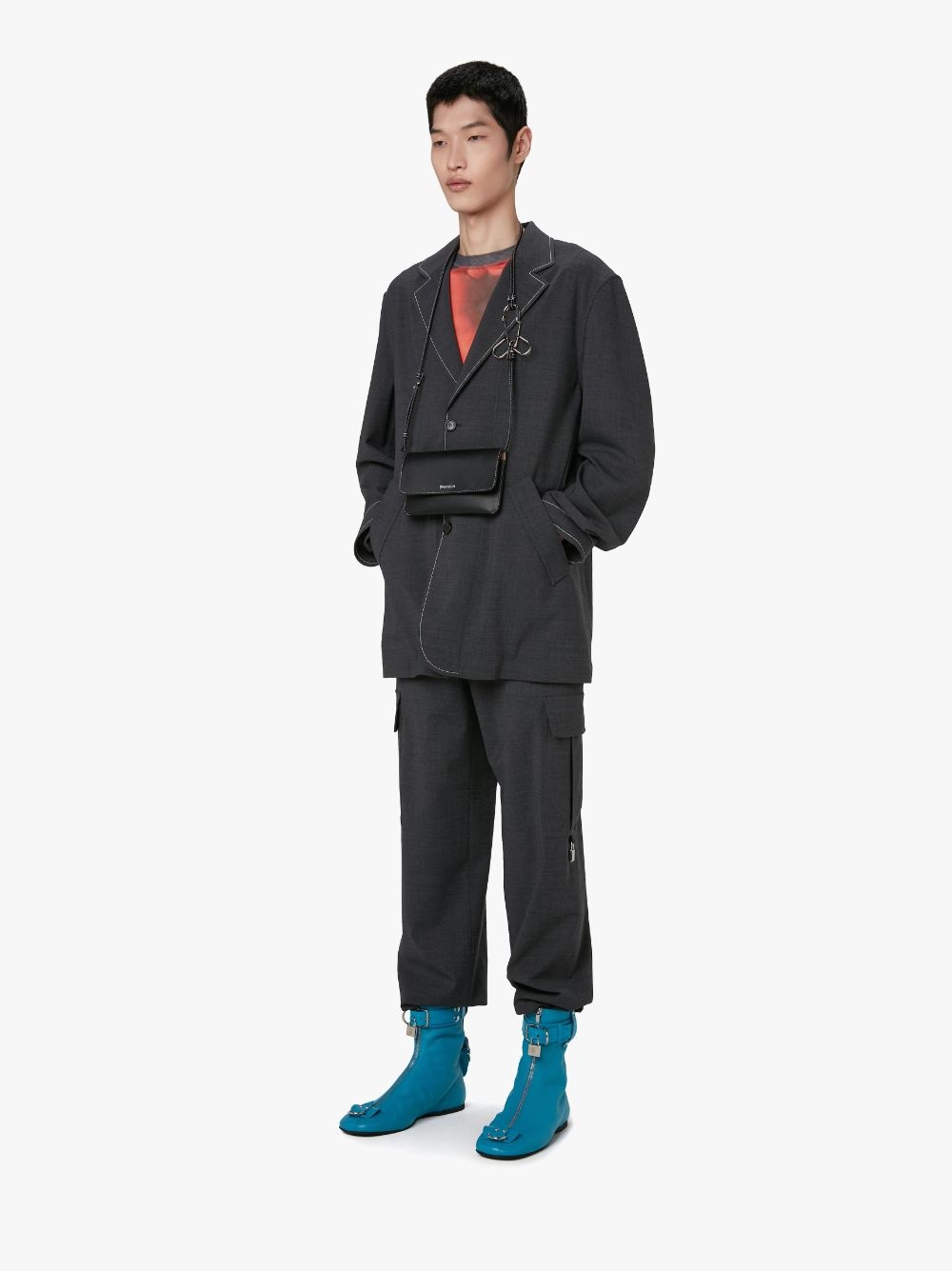 REVERSIBLE SINGLE-BREASTED BLAZER - 4