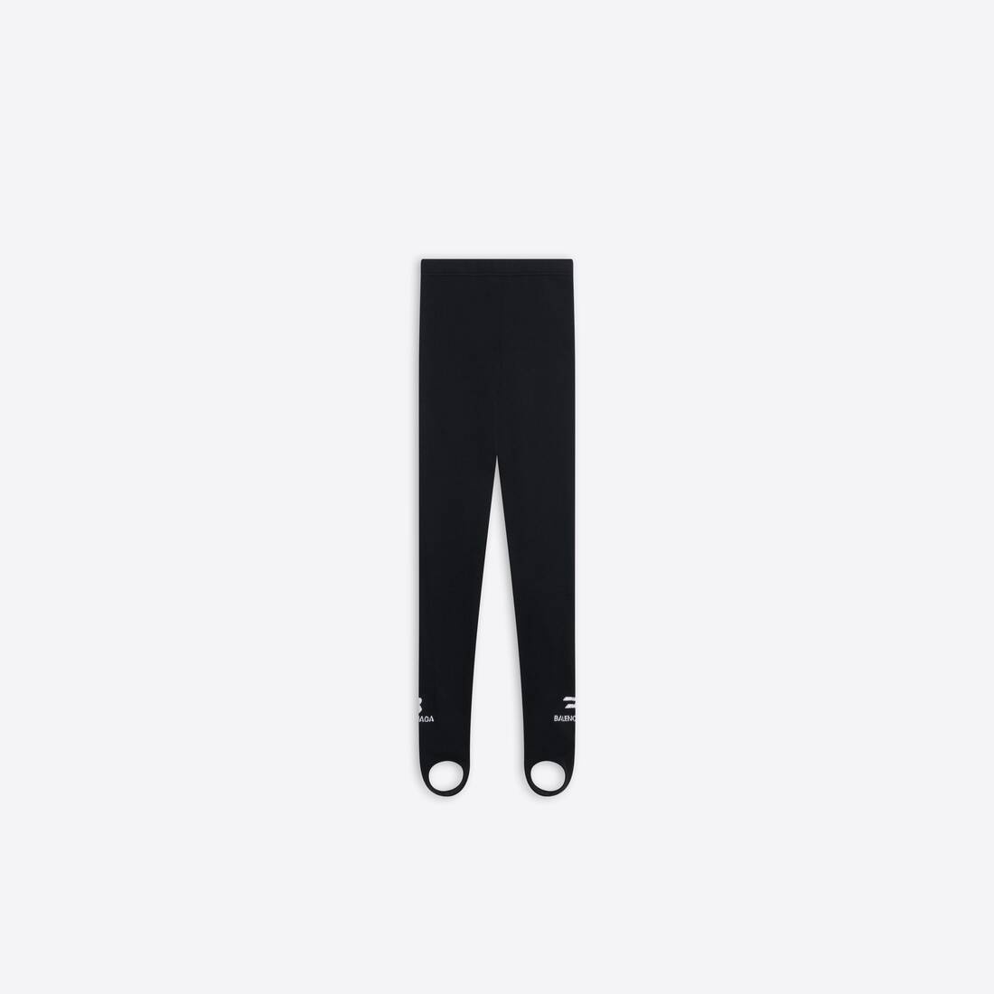 Women's Sporty B Leg Socks Leggings in Black - 2
