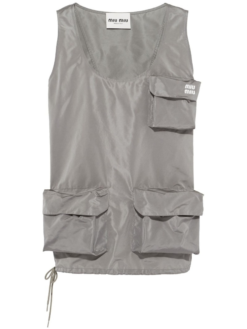 cargo-pocket minidress - 1