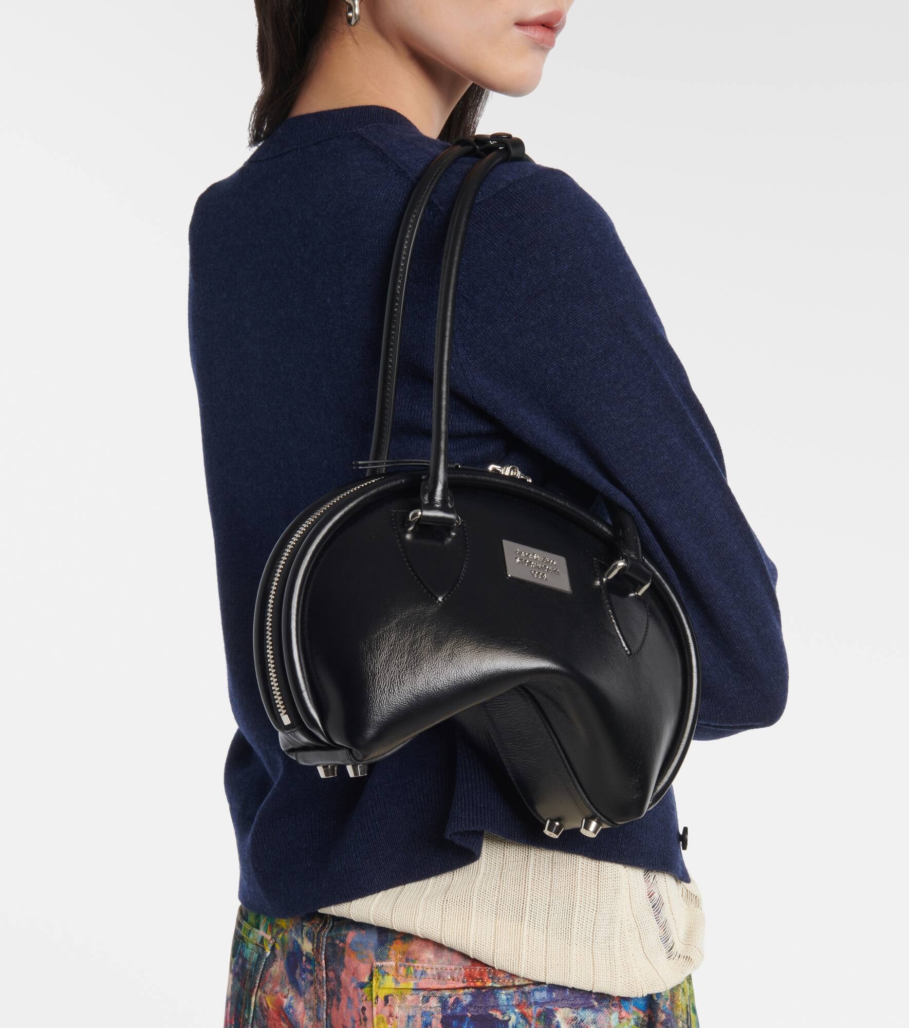 Bowlina Mini leather shoulder bag - 2