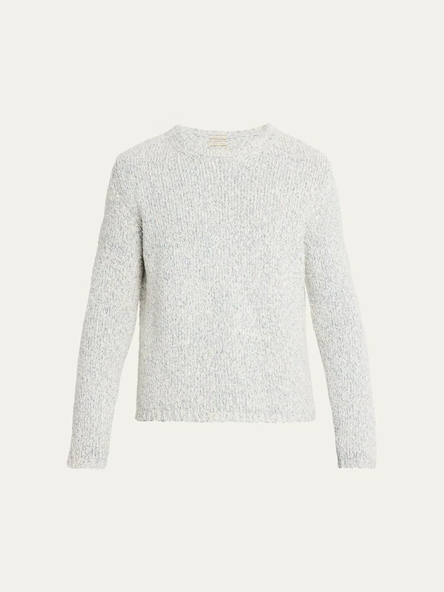 Men's Nicol Melange Knit Crewneck Sweater - 1