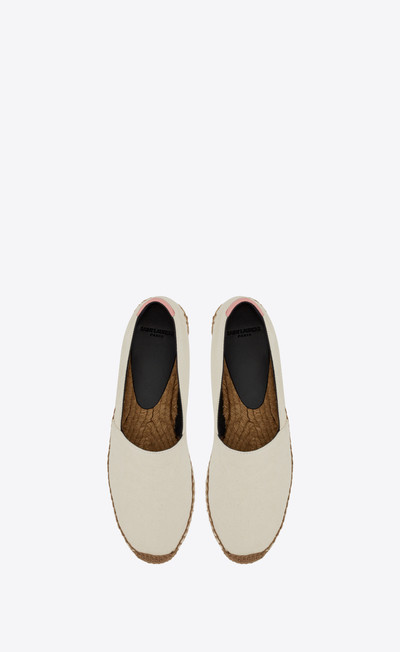 SAINT LAURENT saint laurent embroidered espadrilles in canvas outlook