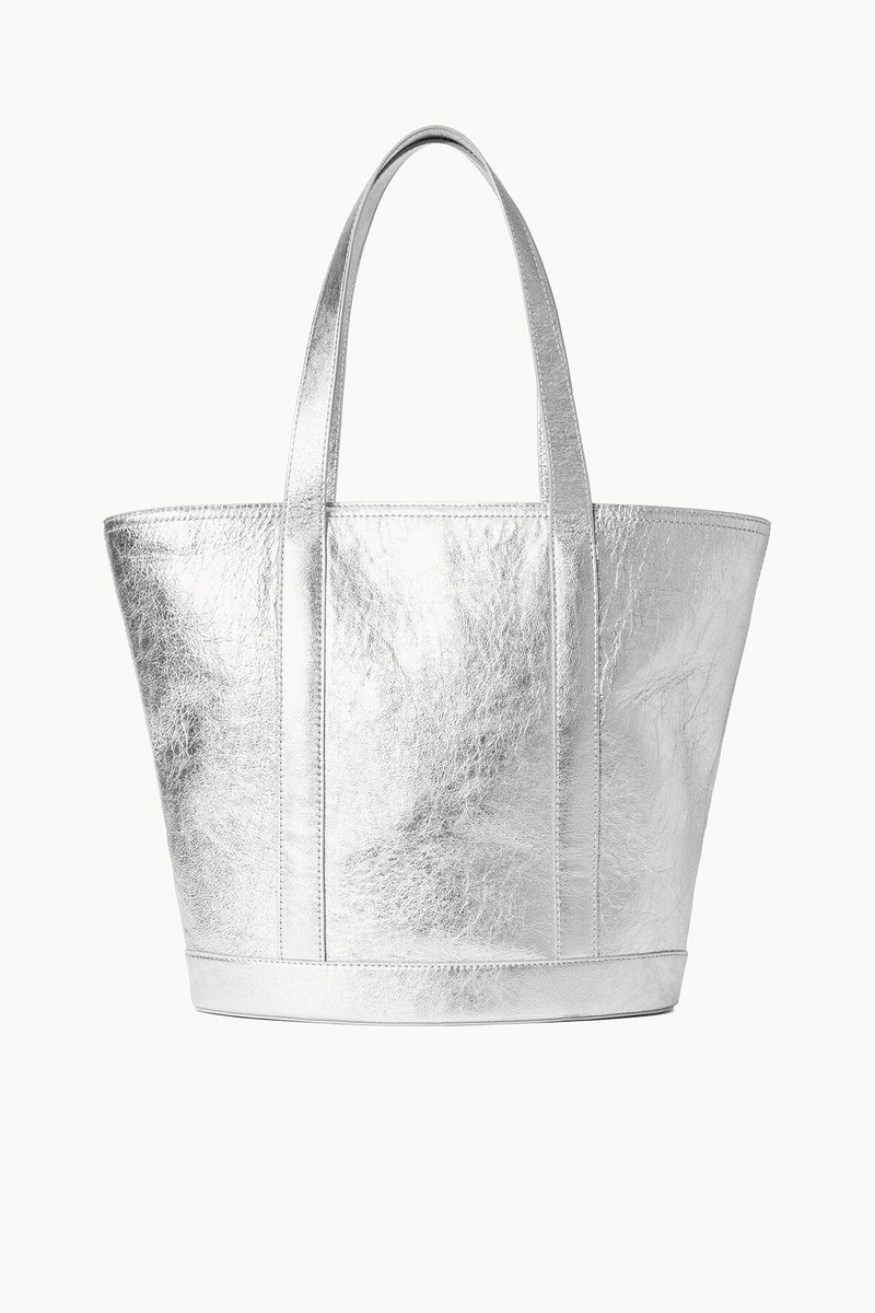 STAUD ALLORA TOTE SILVER 1
