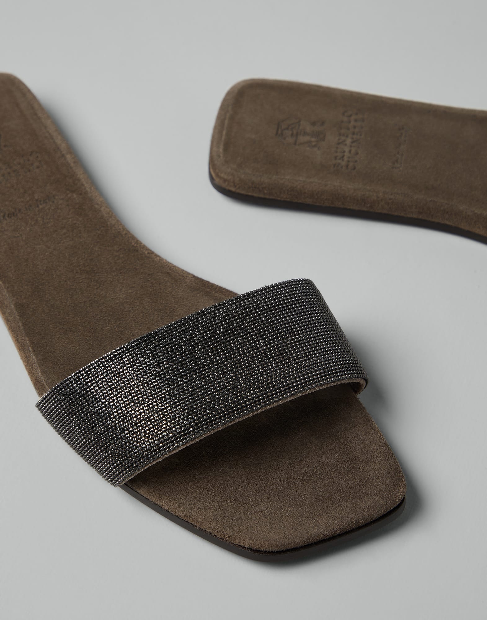 Precious slides in suede - 3