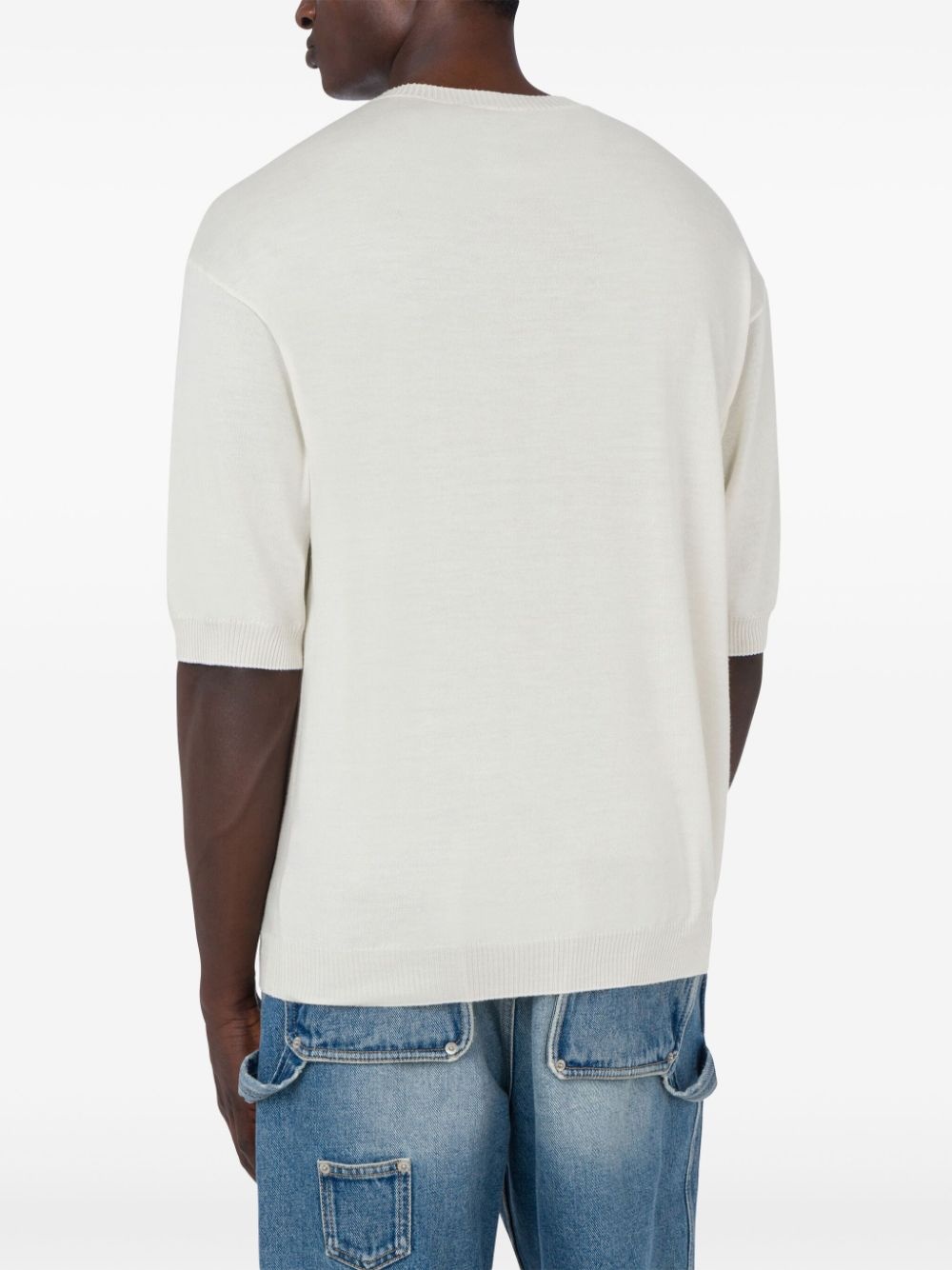 fine-knit T-shirt - 3