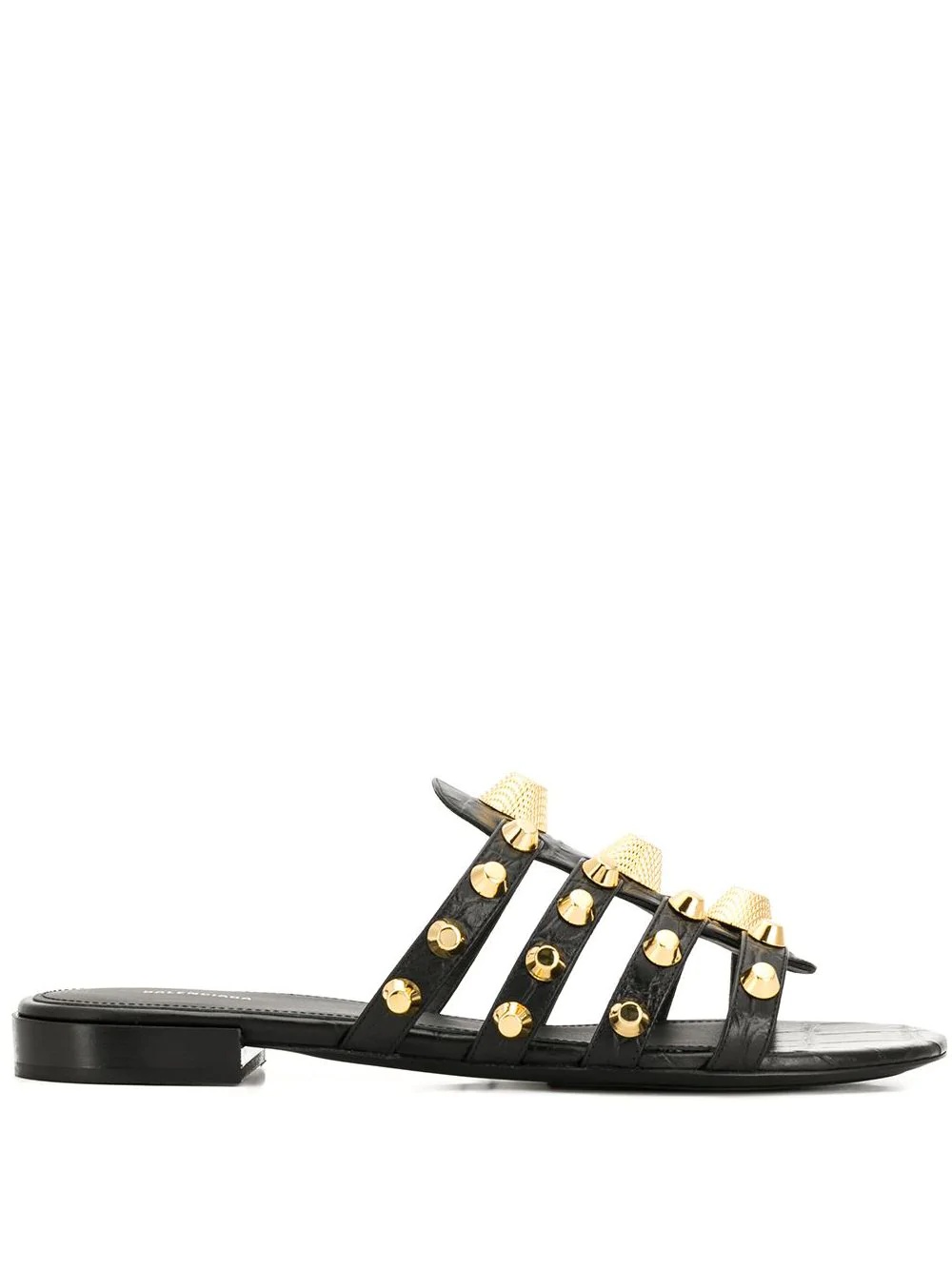 studded flat sandals - 1