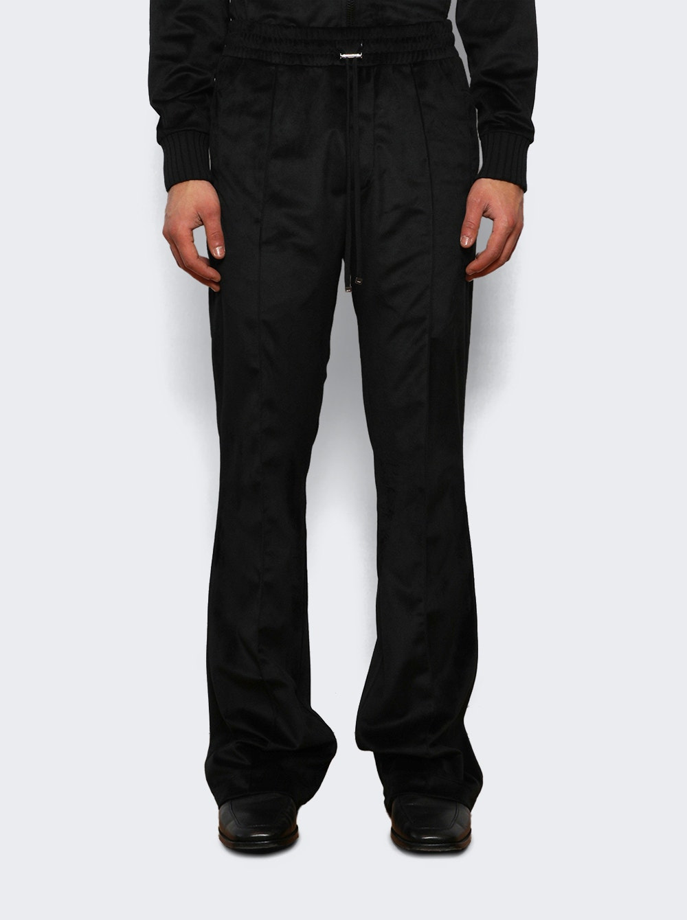 Velvet Flare Track Pant Black - 2
