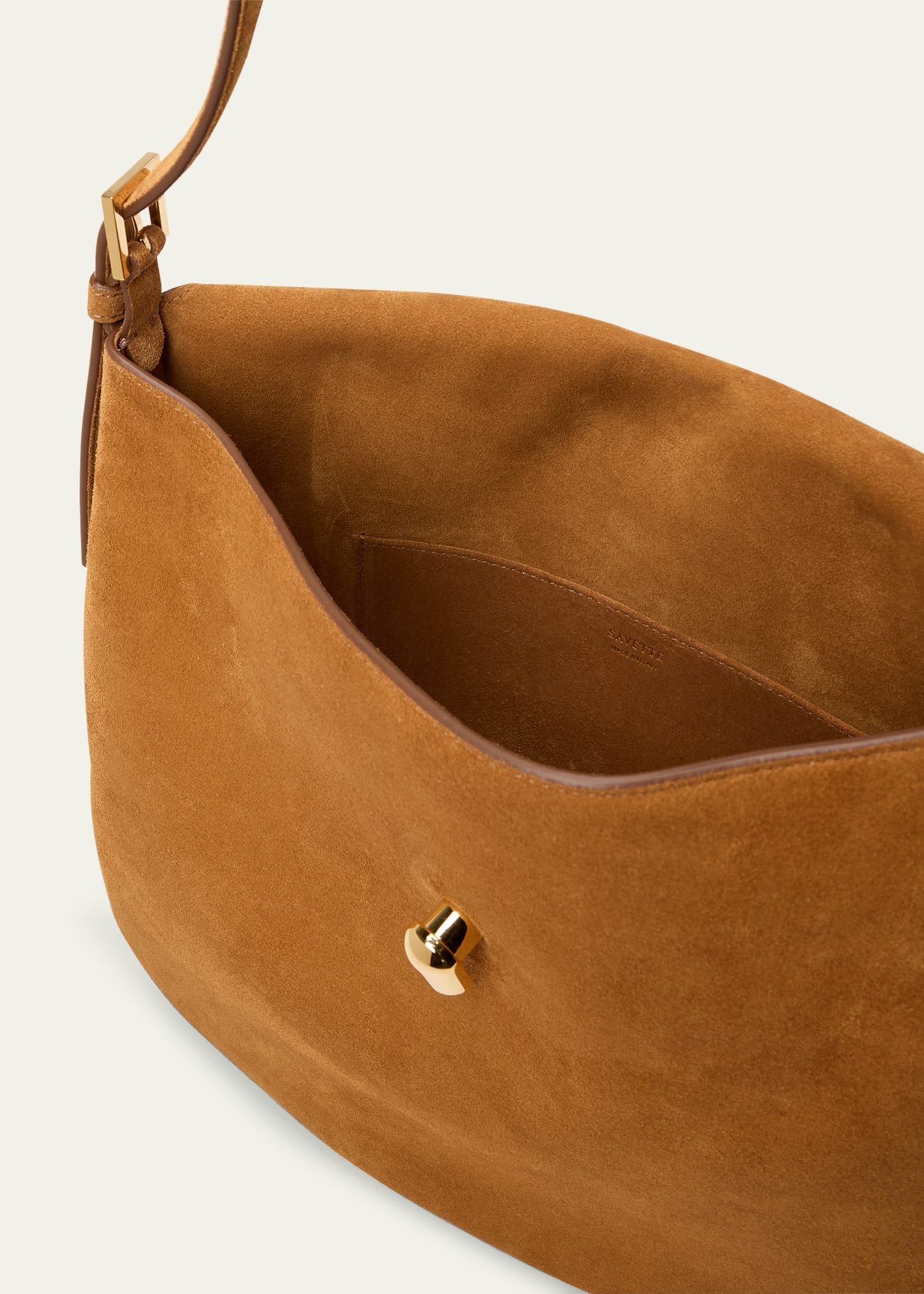 Tondo Large Suede Hobo Bag - 4