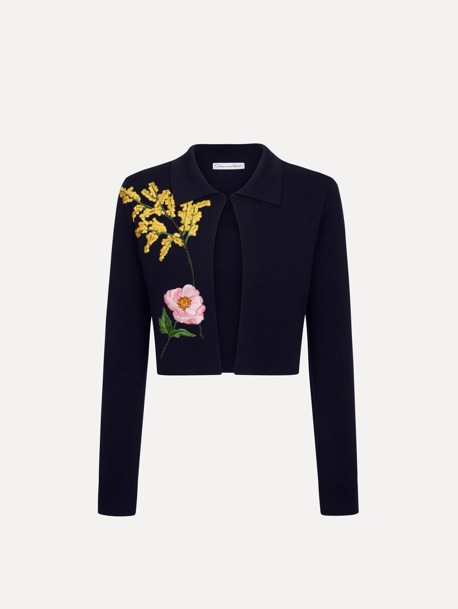 MIXED BOTANICAL CROPPED JACKET - 1