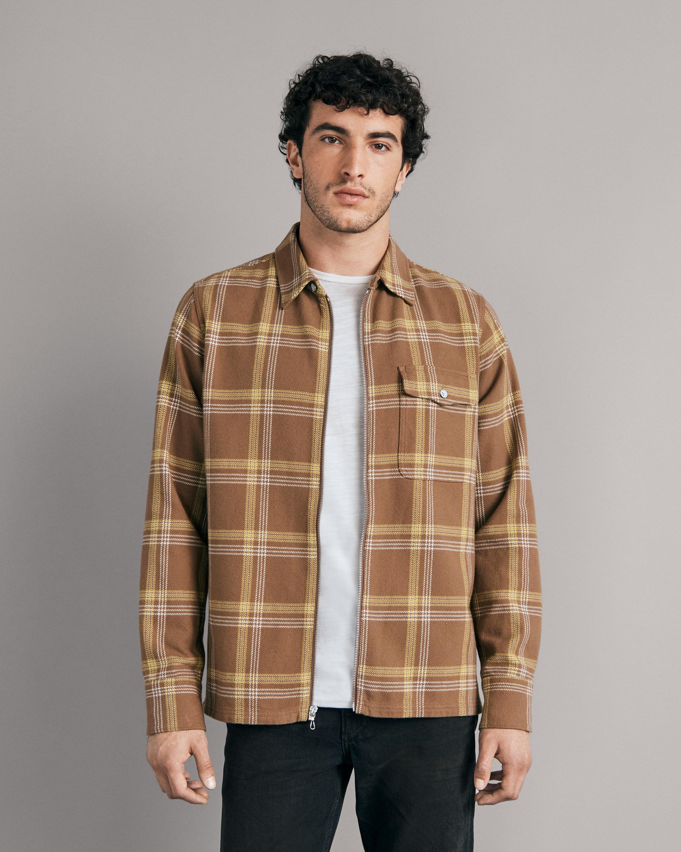 Zip Dalton Wool Shirt Jacket
Relaxed Fit Jacket - 3