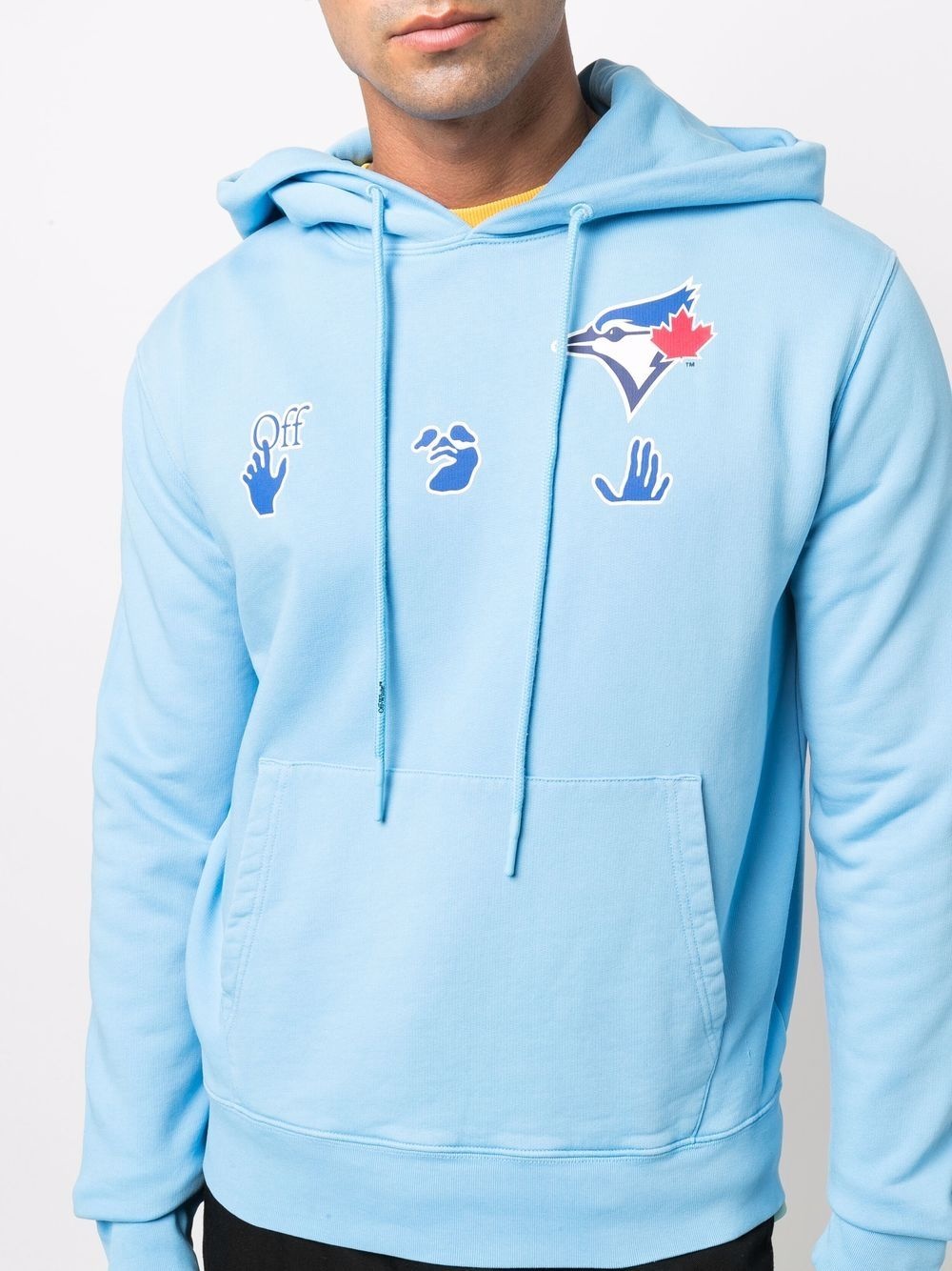 x MBL Blue Jays logo-print hoodie - 5