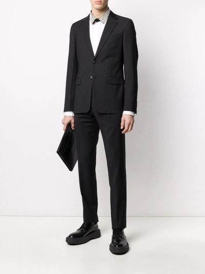 Haider Ackermann crystal-collar dress shirt outlook