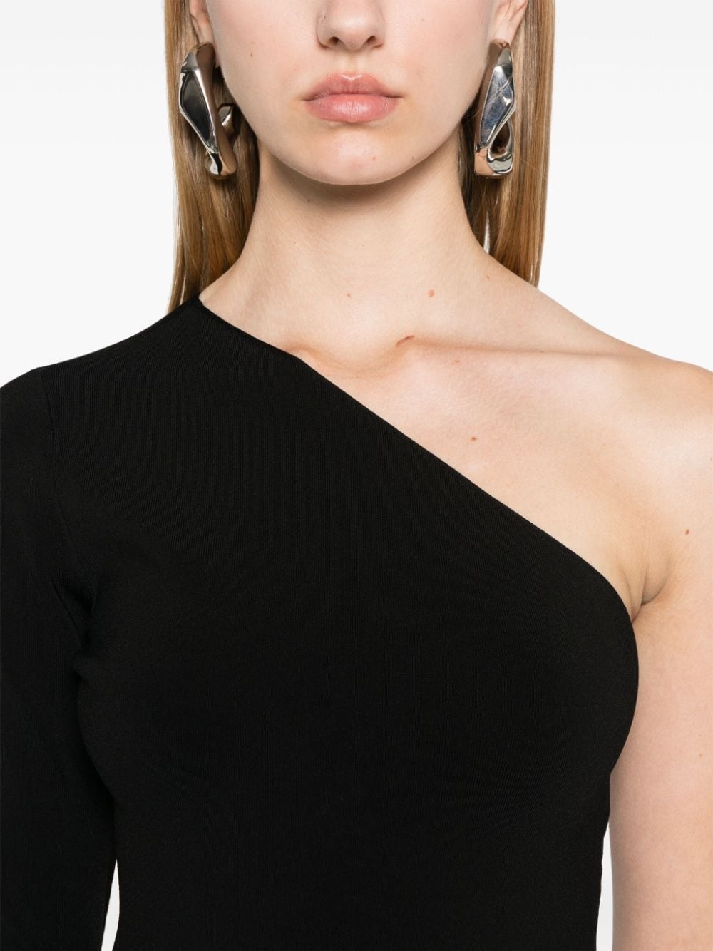 asymmetric long-sleeve top - 5