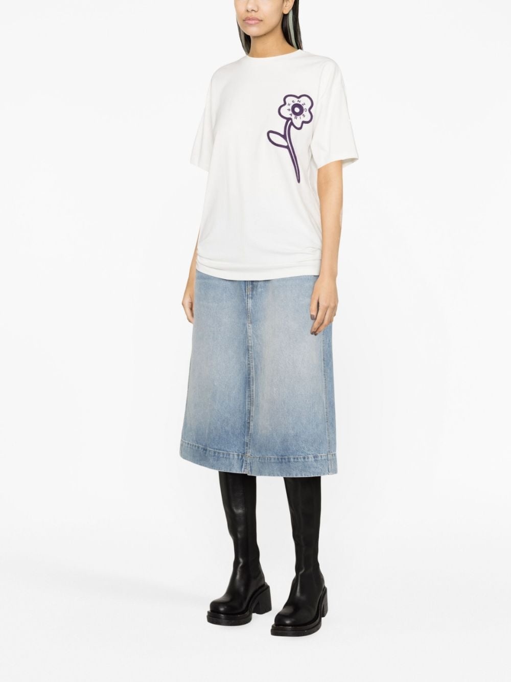 Rue Vivienne cotton T-shirt - 4