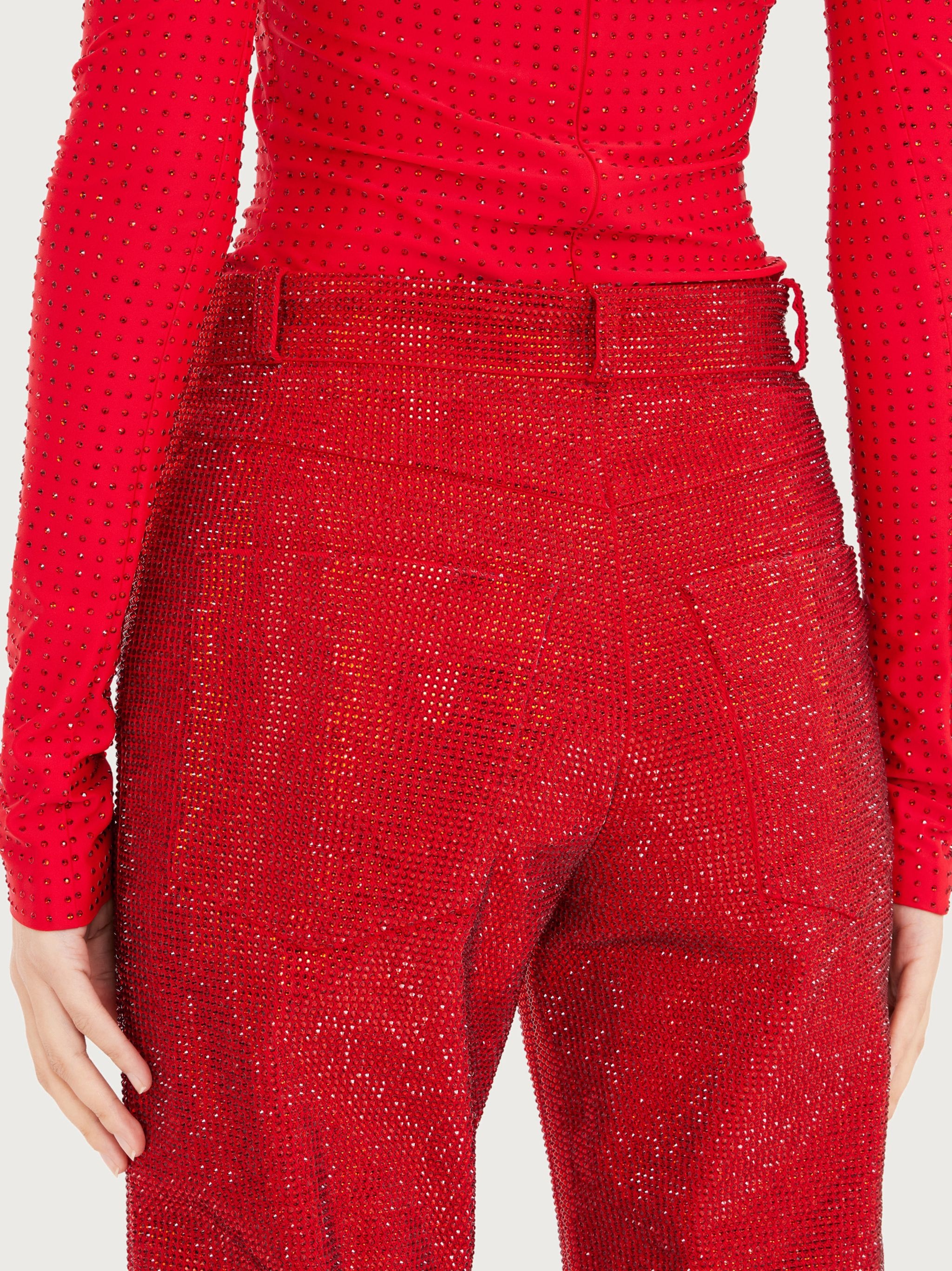 Crystal embellished 5 pockets trouser - 6
