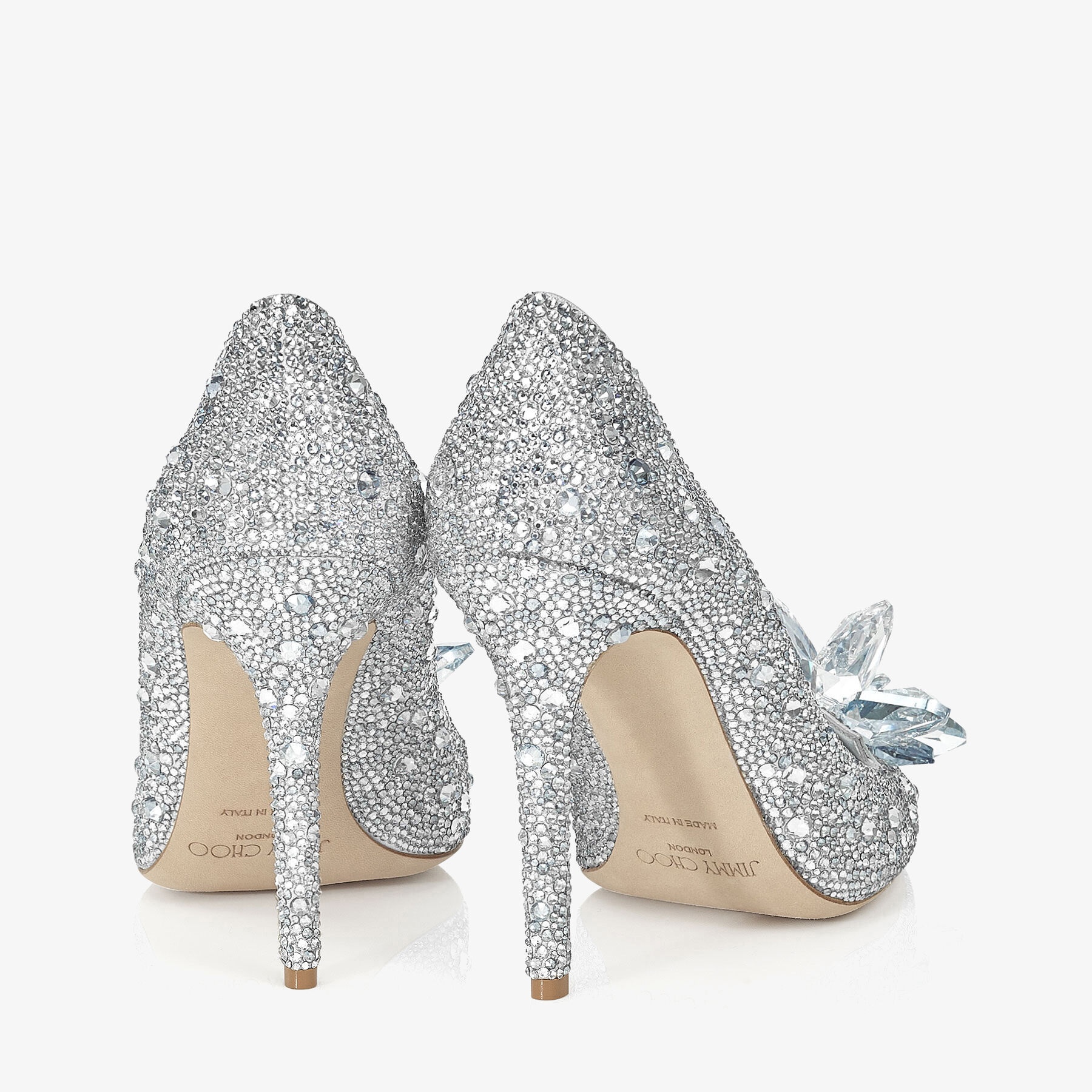 Alia
Crystal Covered Pointy Toe Pumps - 5