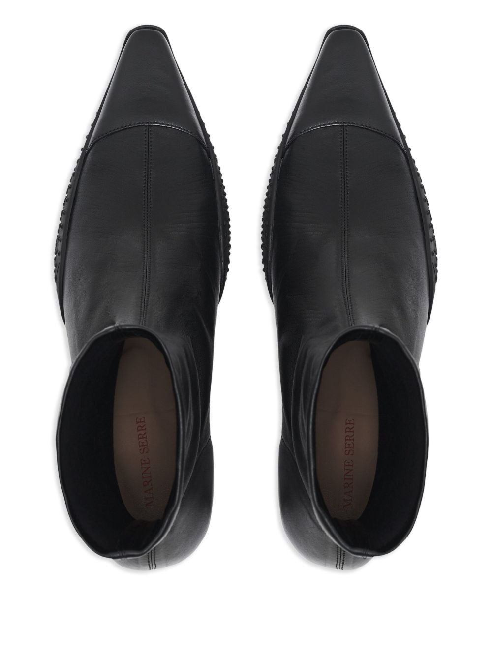 pointed-toe sculpted-heel boots - 4