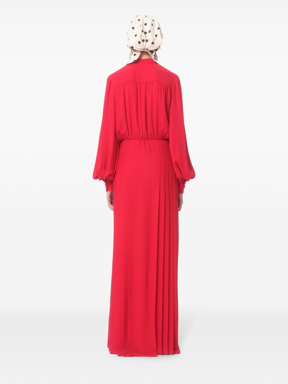 silk georgette gown - 5