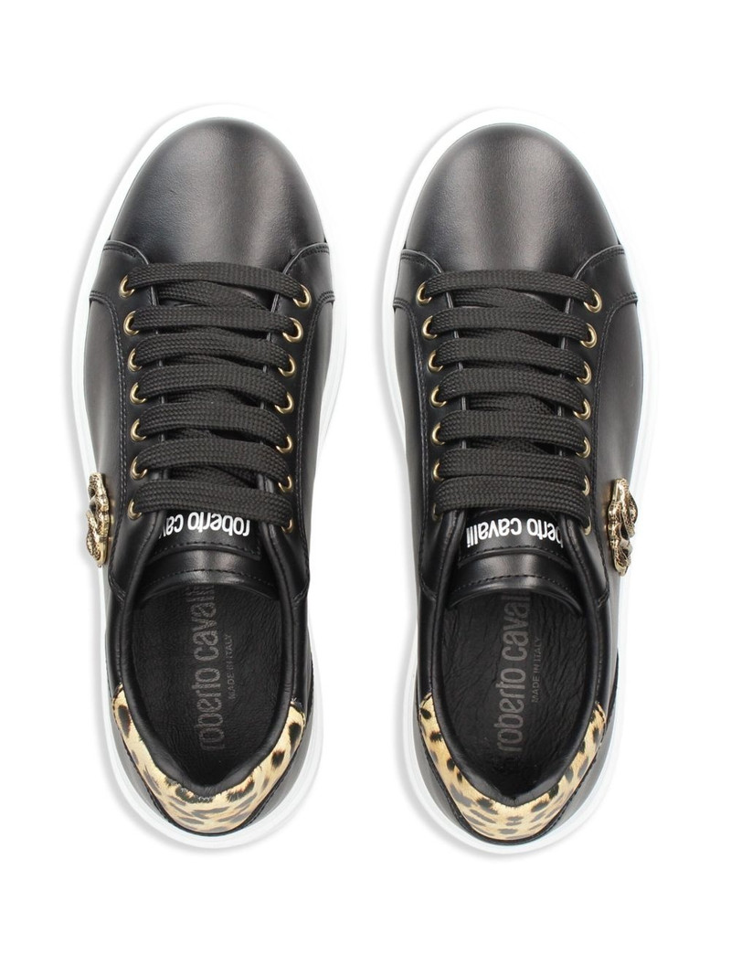 logo-plaque sneakers 4