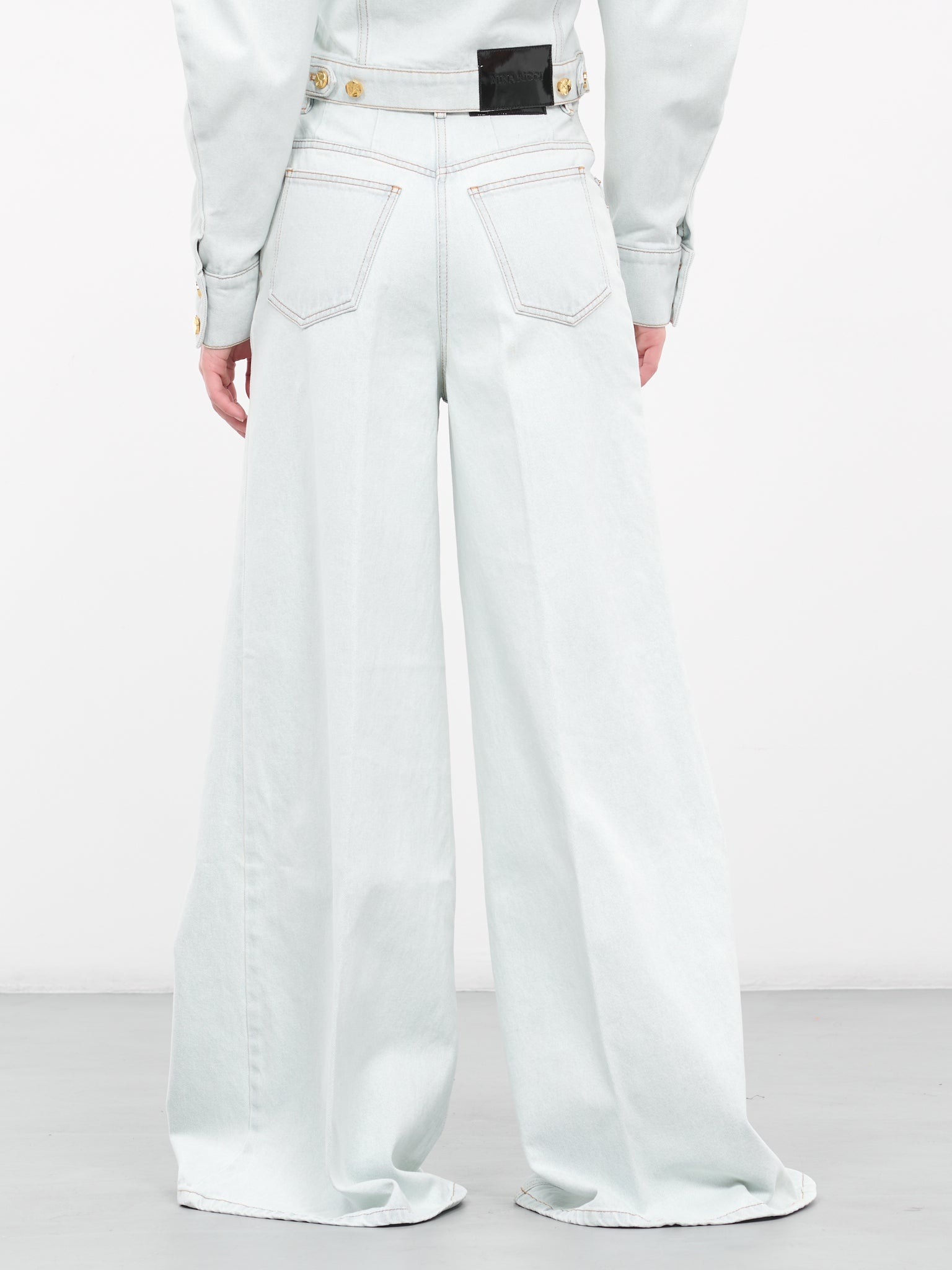 Flare Denim Pants - 3