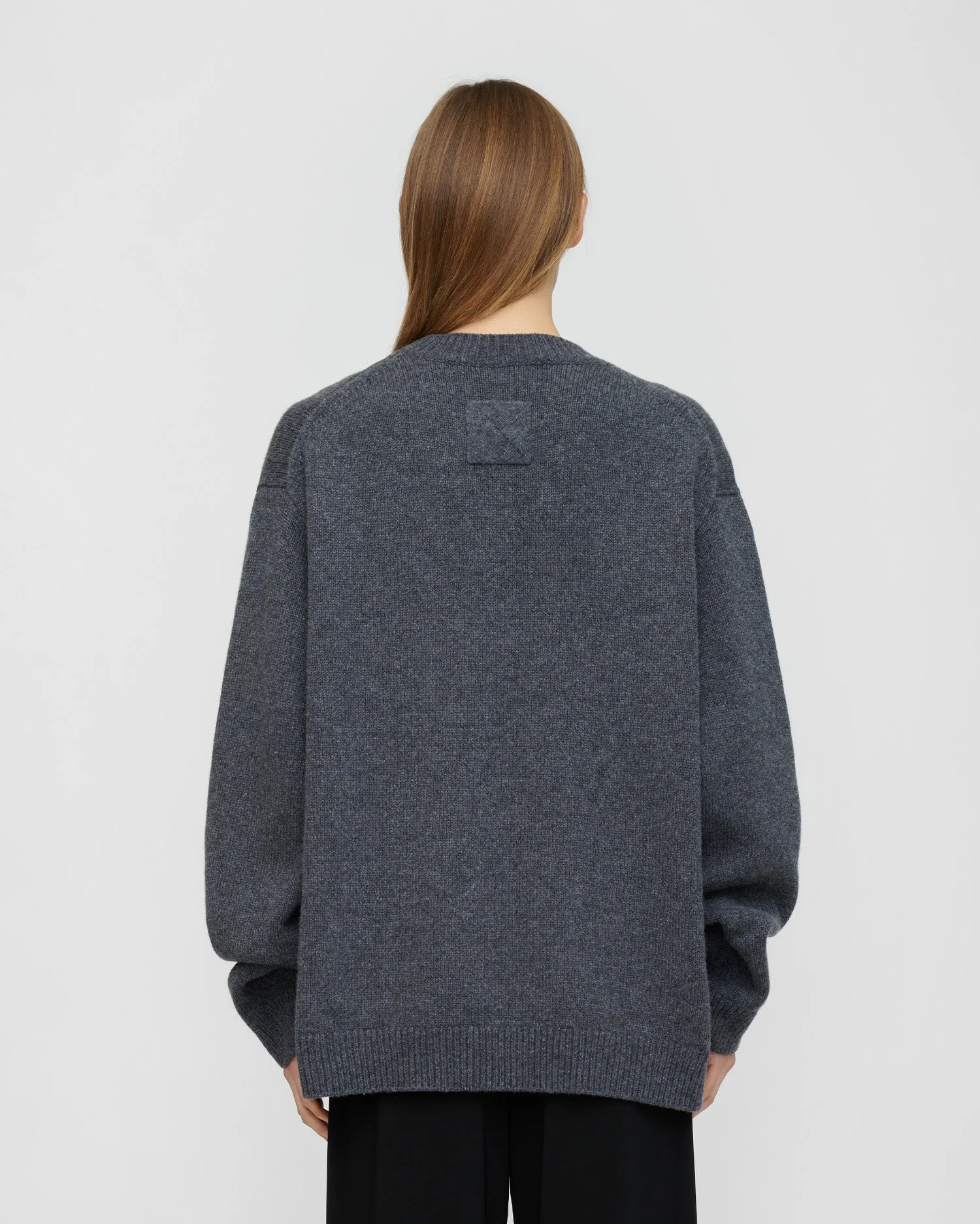 Wool Cotton Blend Sweater - 1