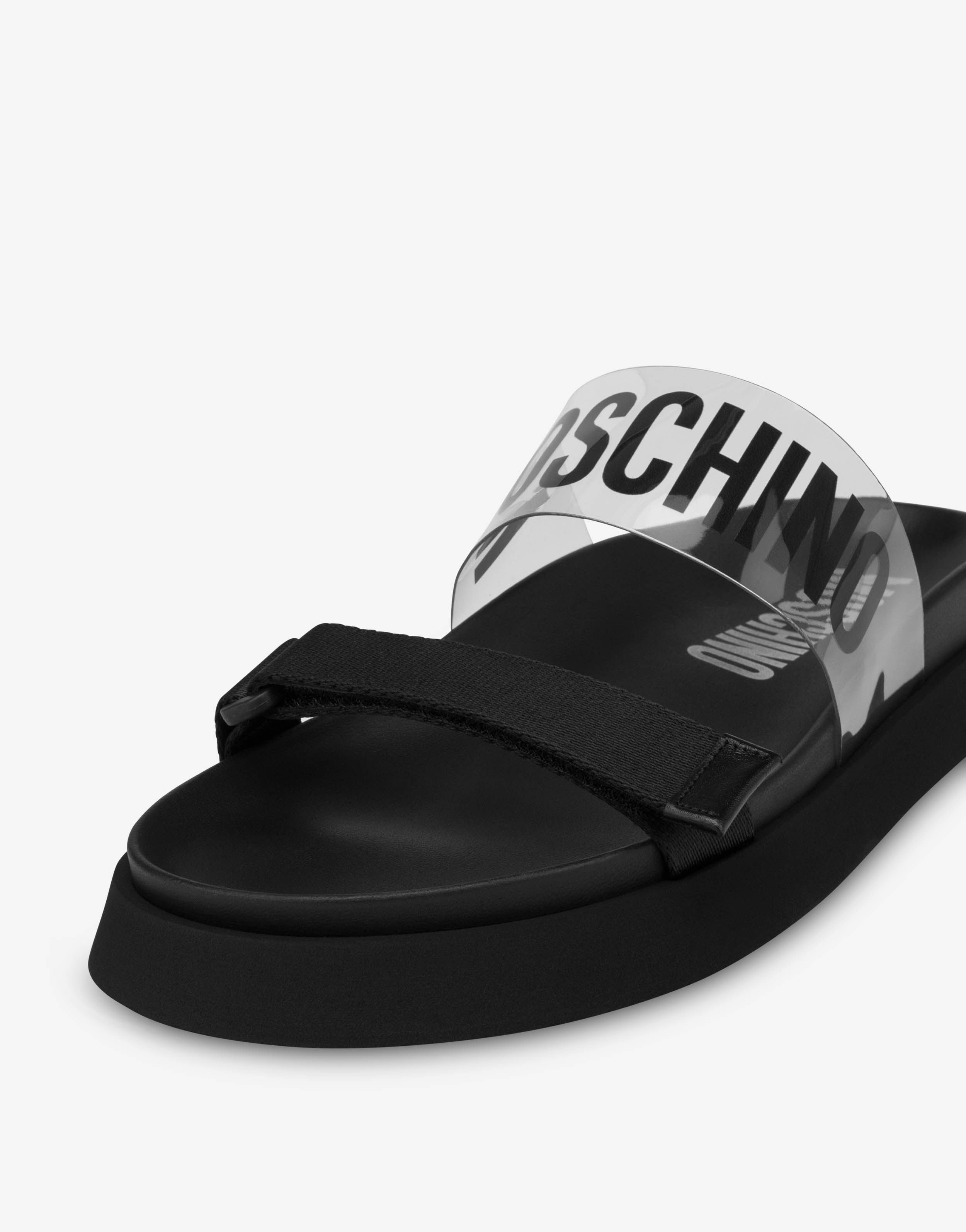 PVC LOGO BAND SANDALS - 4