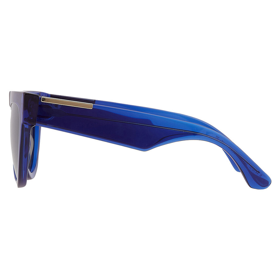 Burberry Grey Mirror Silver Irregular Ladies Sunglasses BE4416U 34926G 59 - 5