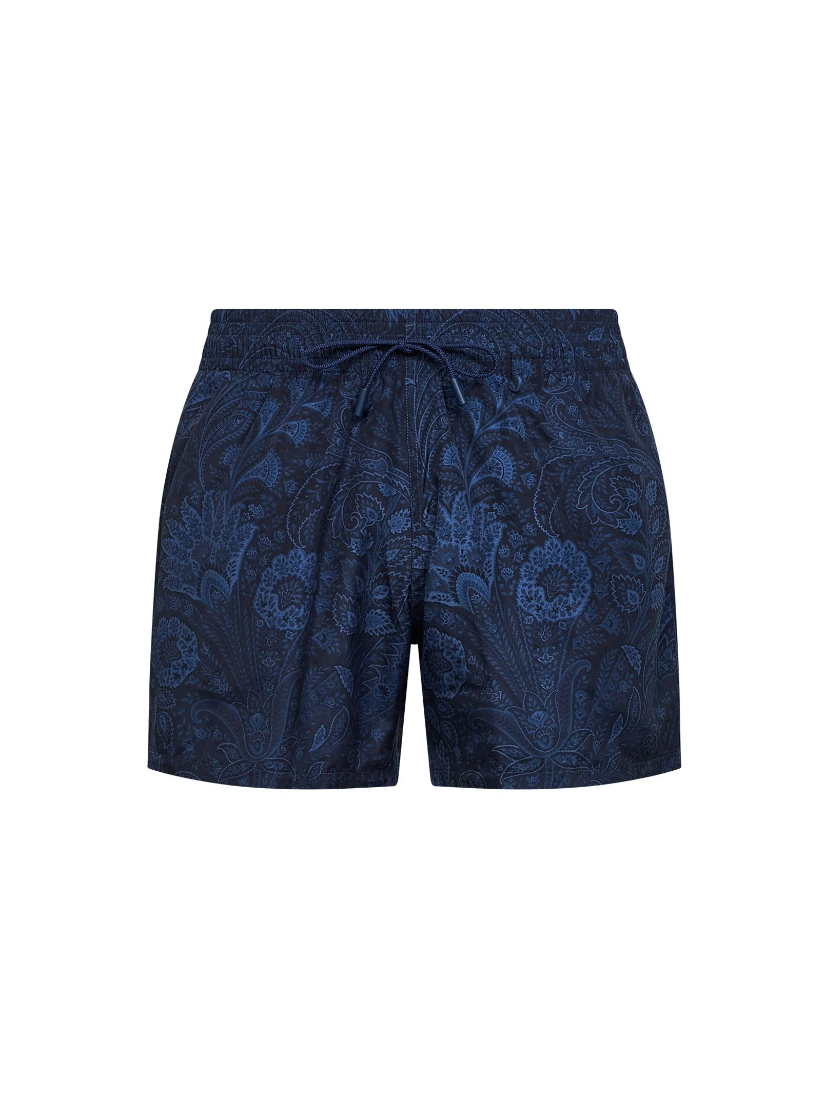 Etro Men Blue Floral Paisley-Pattern Swim Shorts - 1