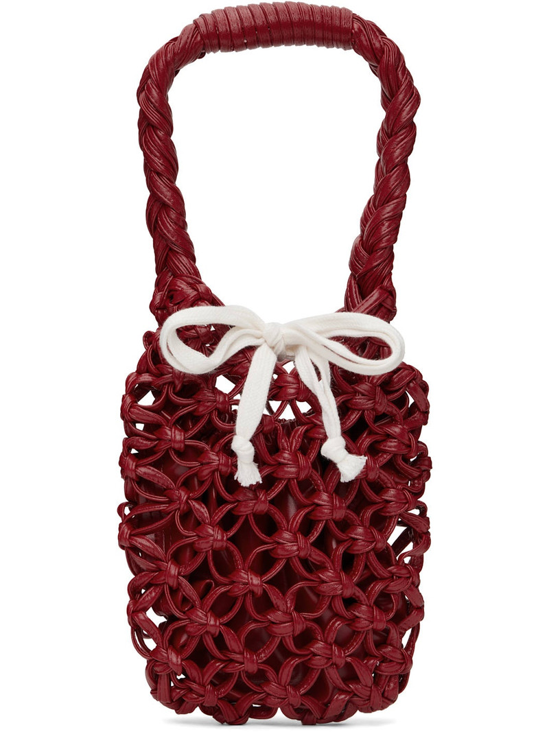 Red Synthetic Leather Bag 1