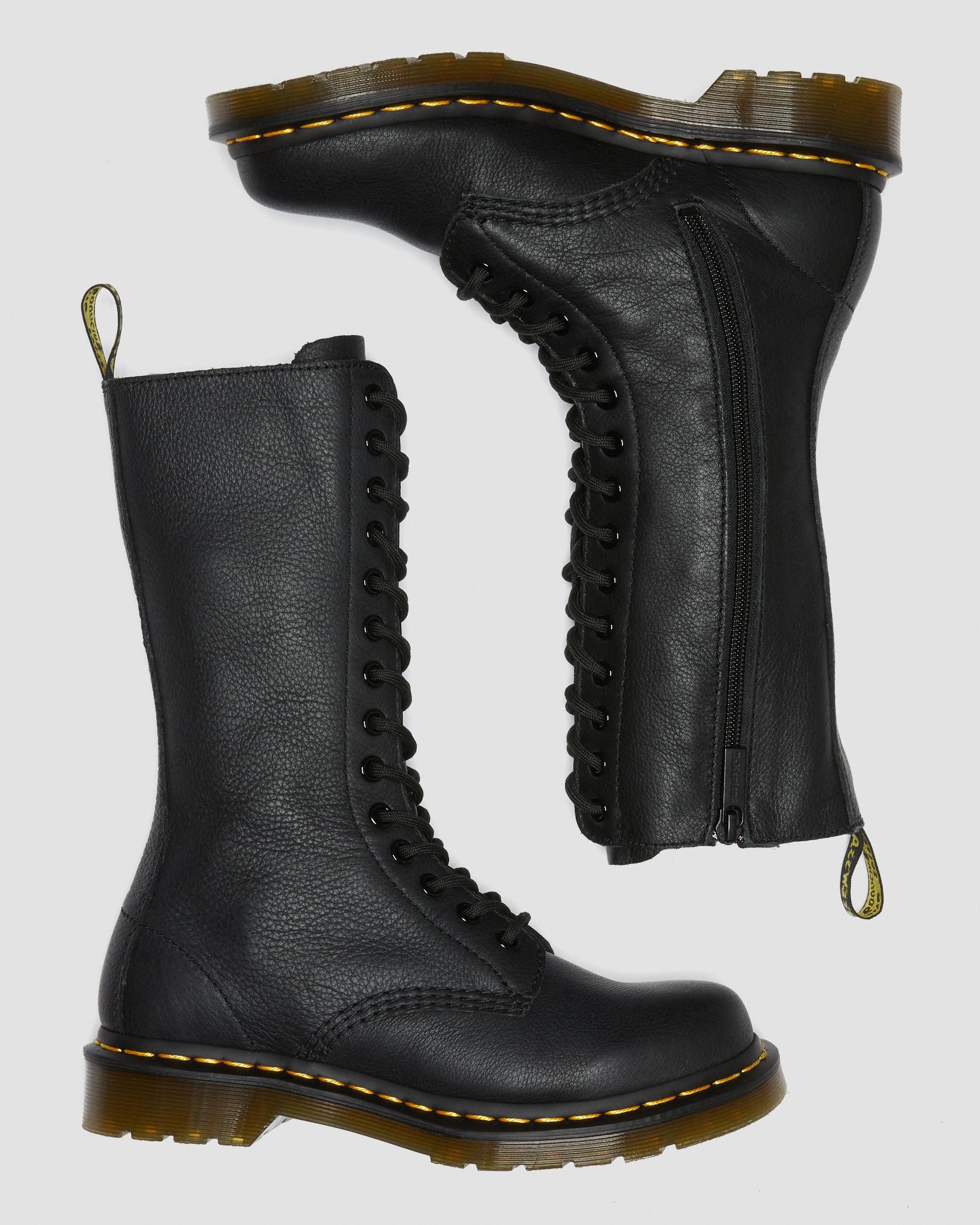 1B99 Virginia Leather Mid Calf Boots - 10