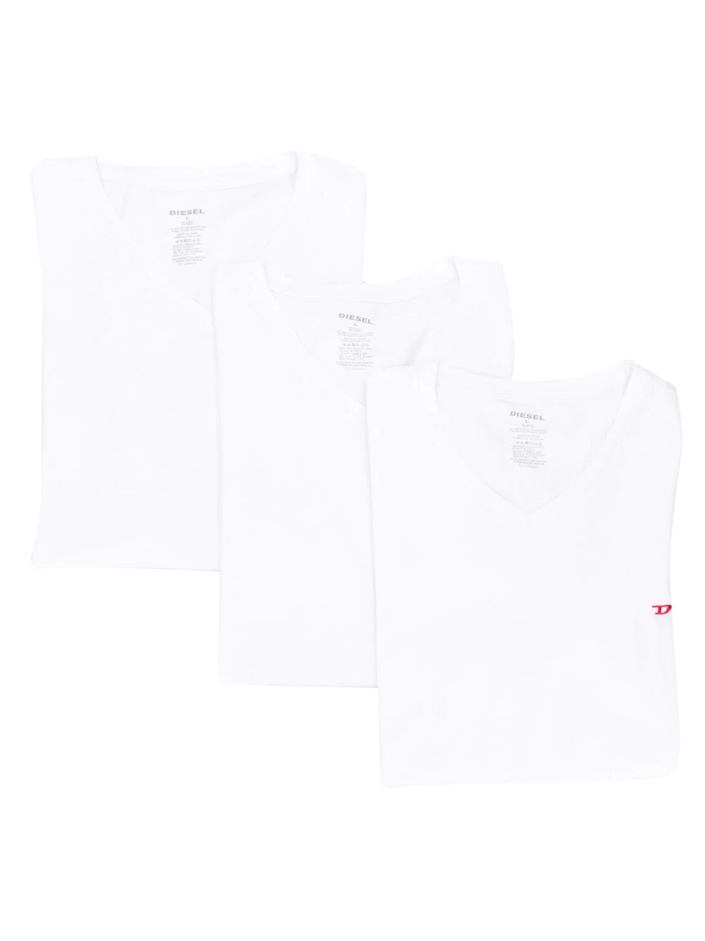 embroidered logo T-shirt - 3 pack - 1