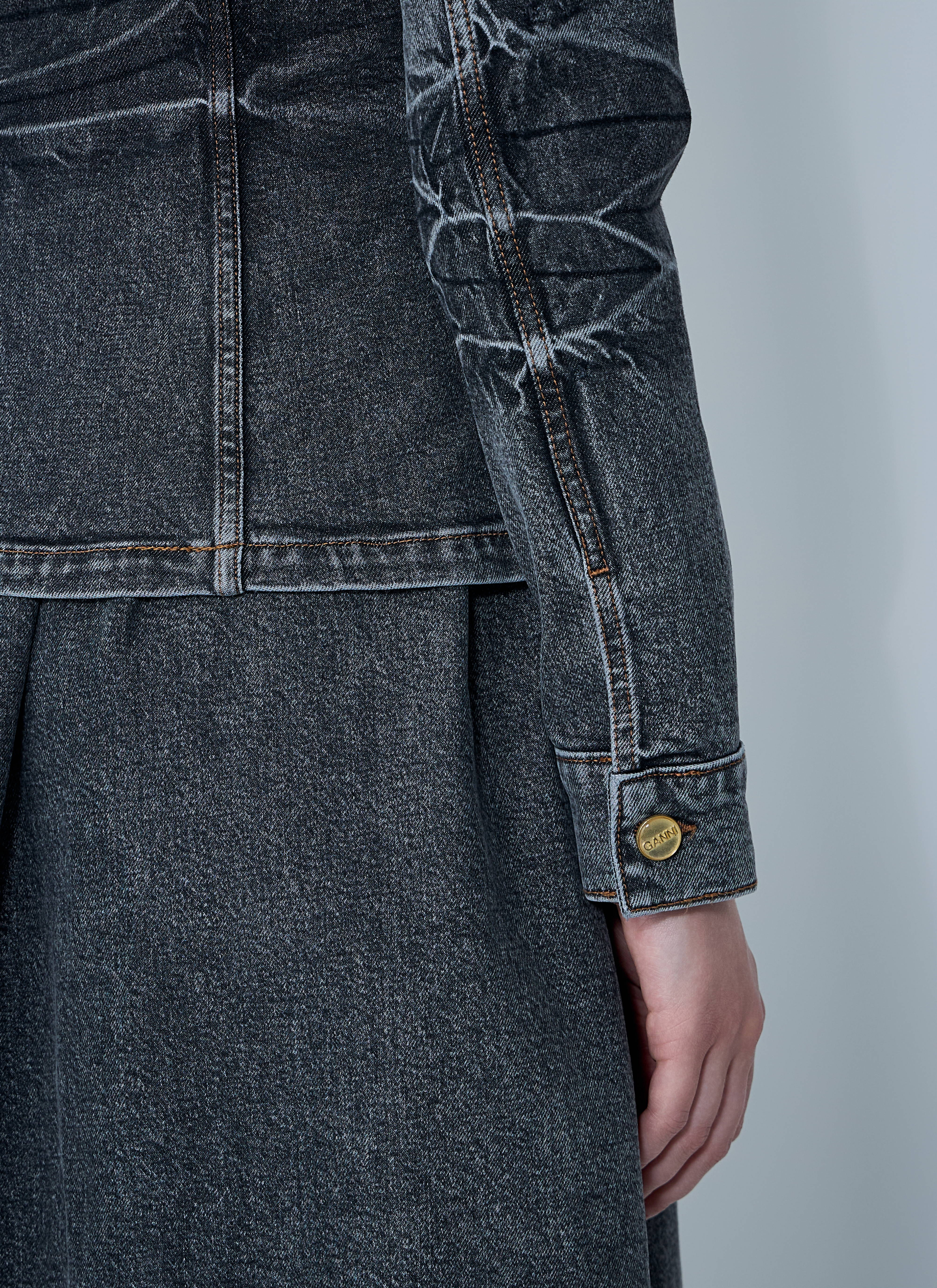 Ganni Women Stretch Denim Jacket - 6