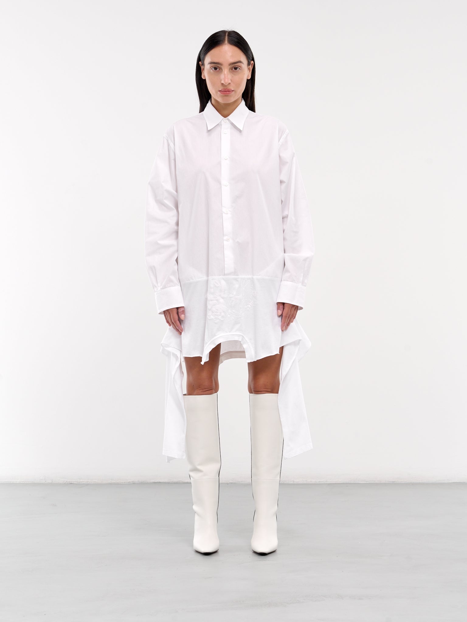 Poplin Shirt Dress - 1