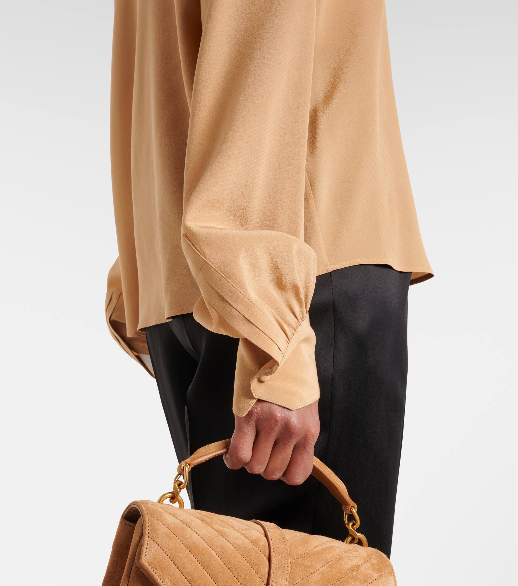 Silk crêpe de chine blouse - 5