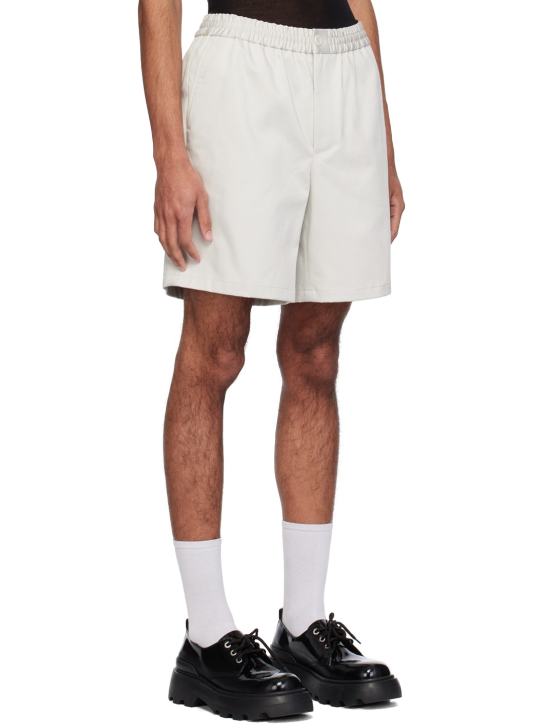 Off-White Elasticized Shorts - 2