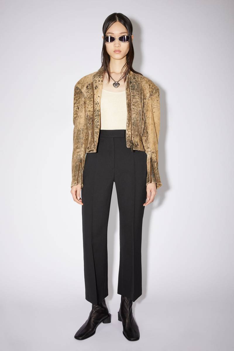 Square toe booties - Black/black 4