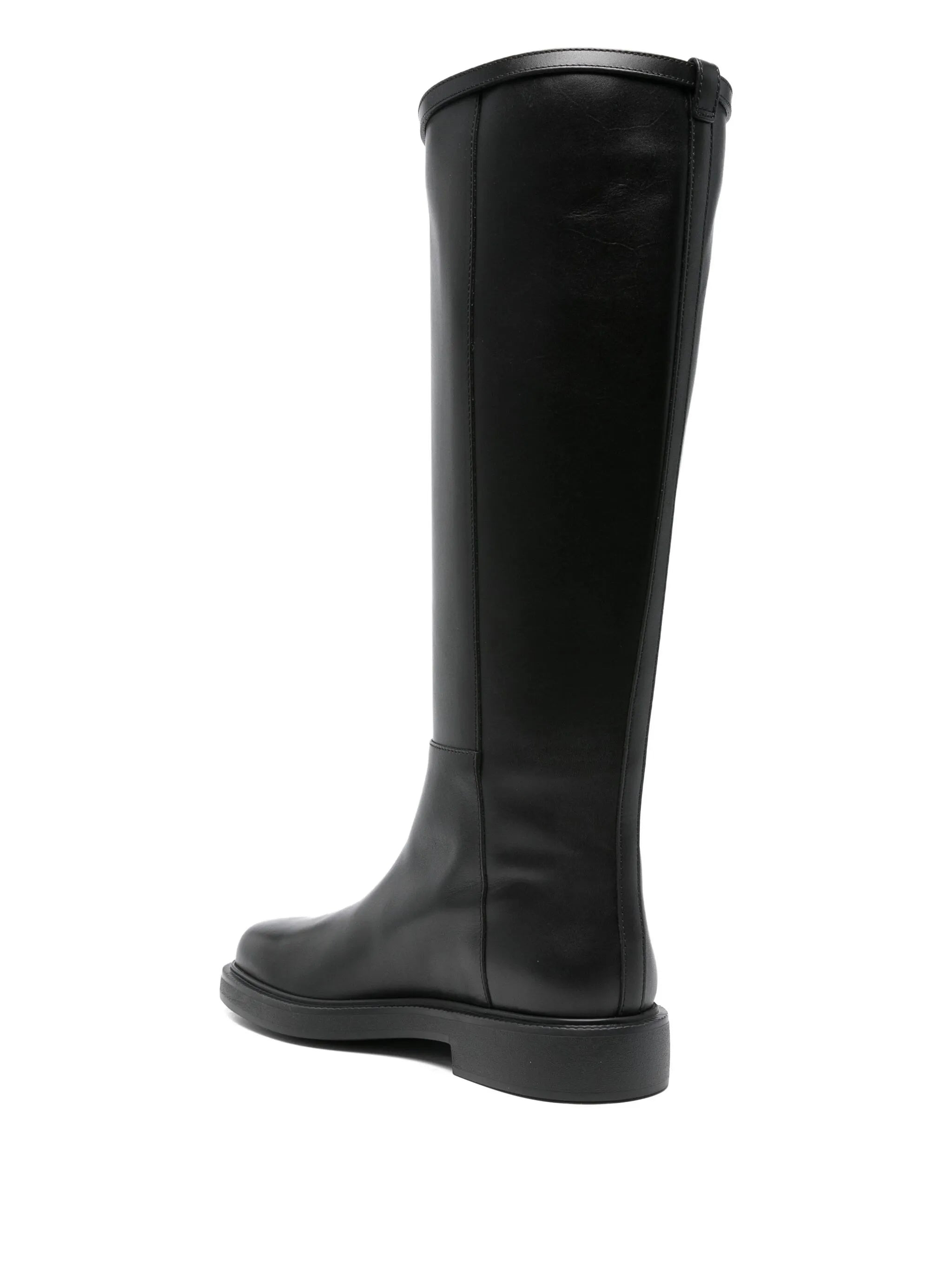 Tod's Leather T-buckle Knee-high Boots - 2