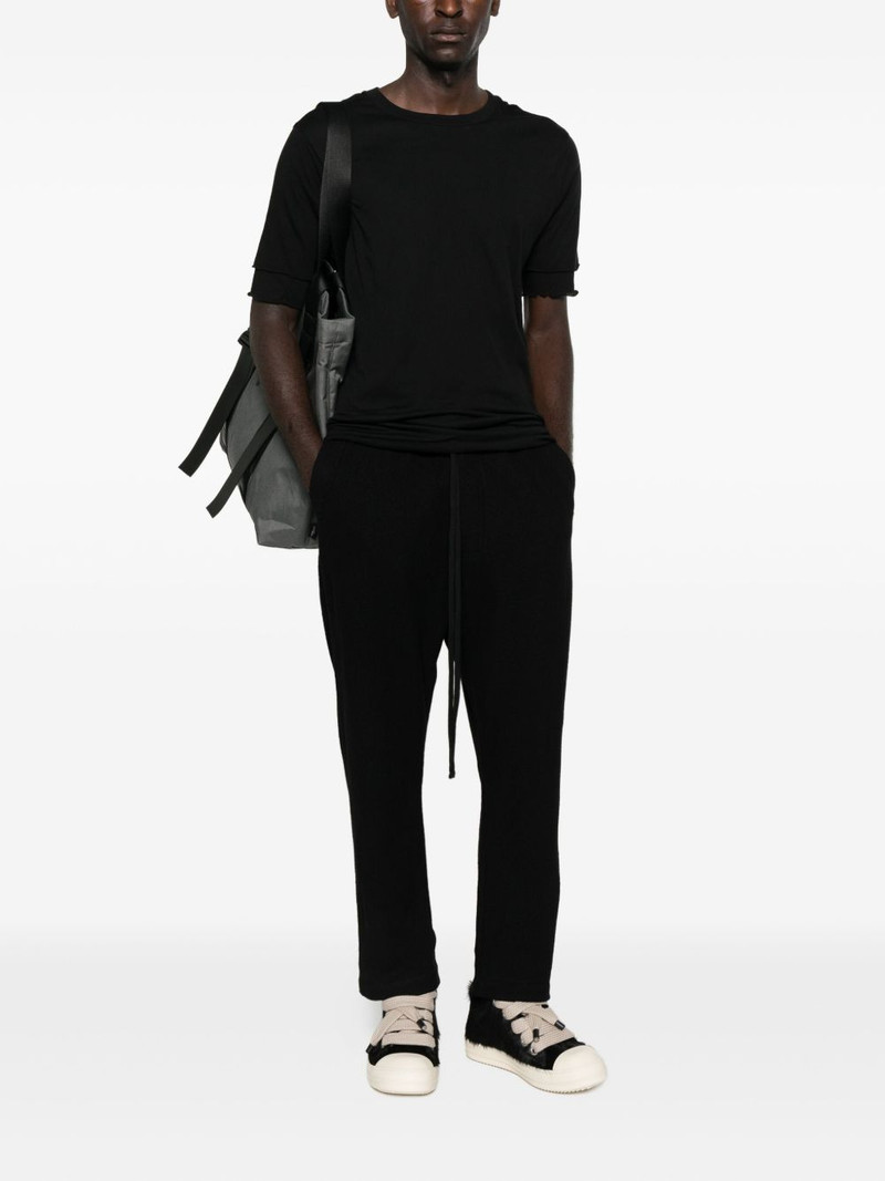 thom/krom raw-edge crew-neck T-shirt outlook