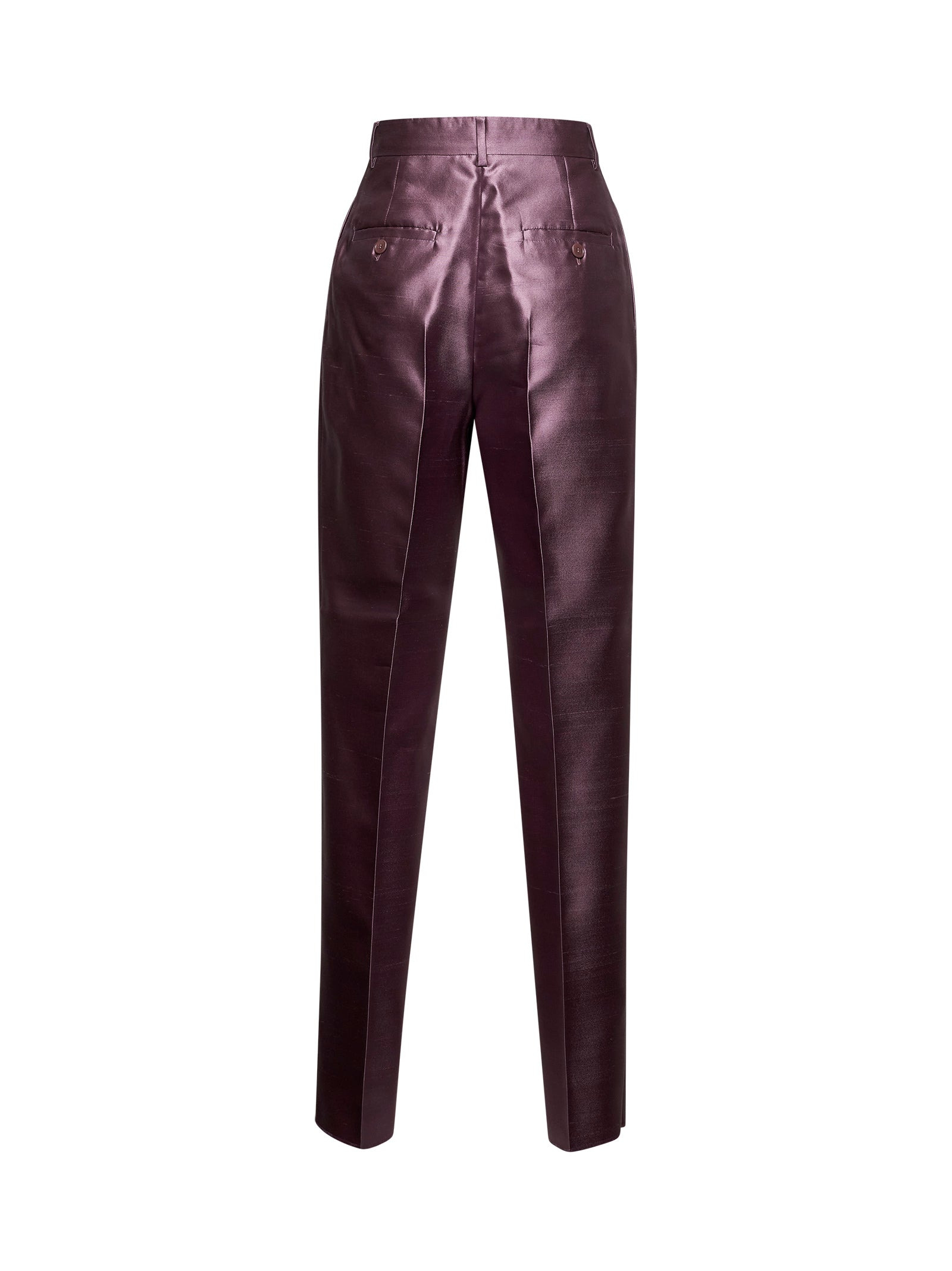 Max Mara Women Mauve Mikado Adige Trousers - 2