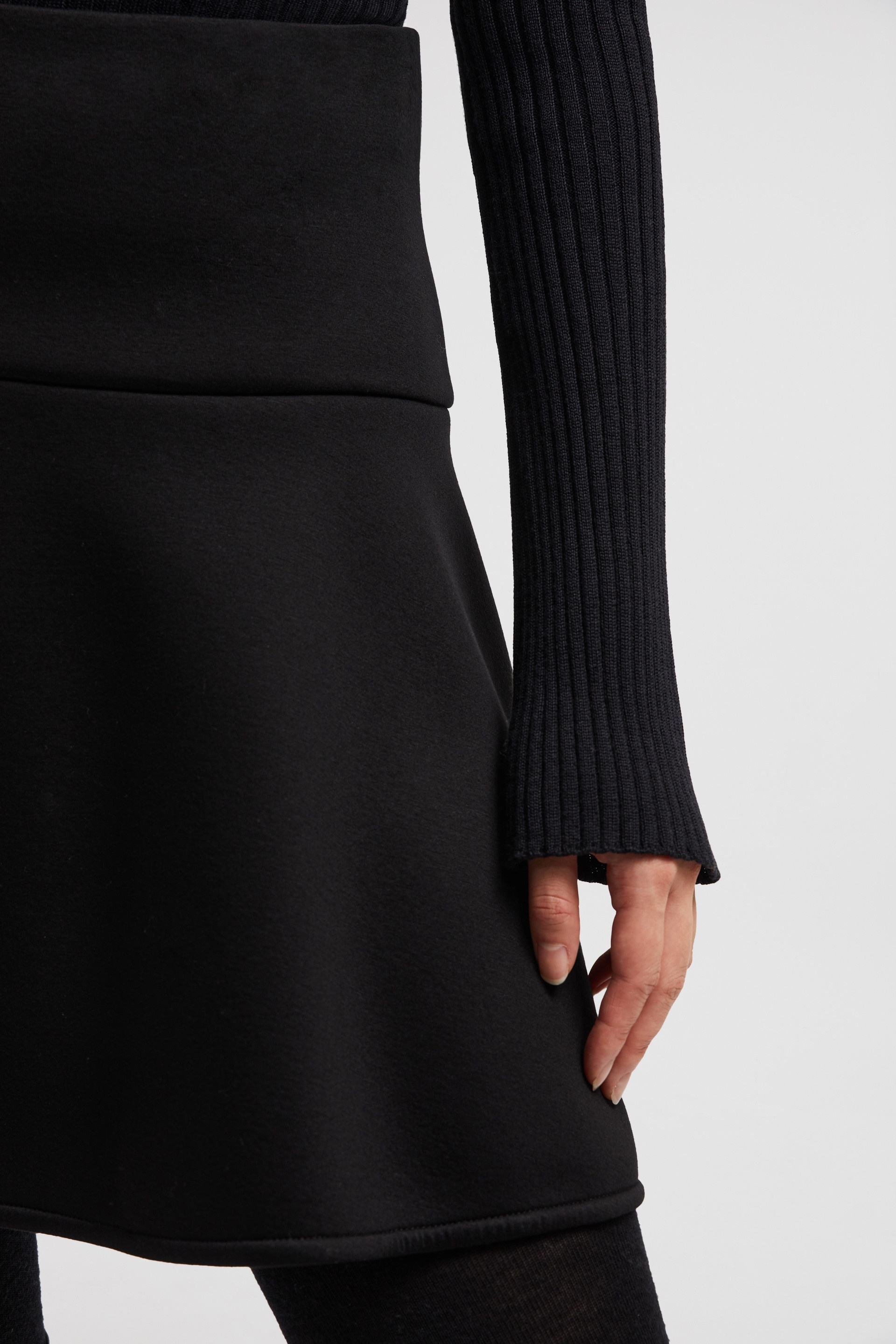 Moncler Neoprene Mini Skirt | REVERSIBLE